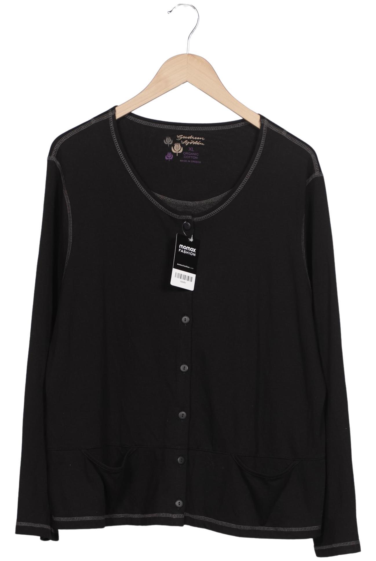 

Gudrun Sjödén Damen Strickjacke, schwarz, Gr. 44