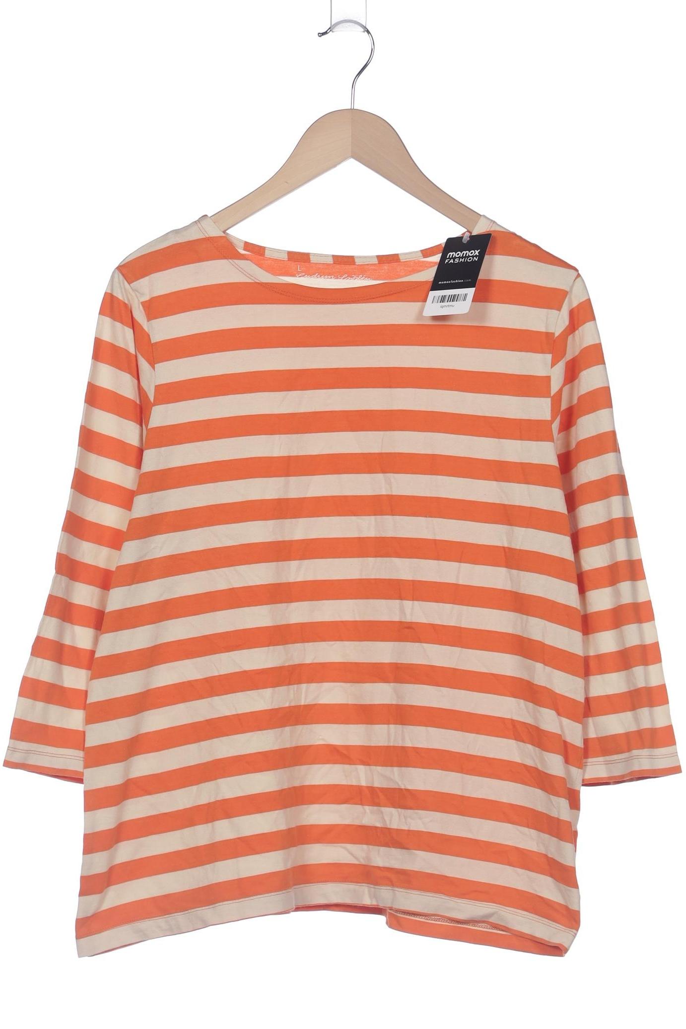 

Gudrun Sjödén Damen Langarmshirt, orange, Gr. 42