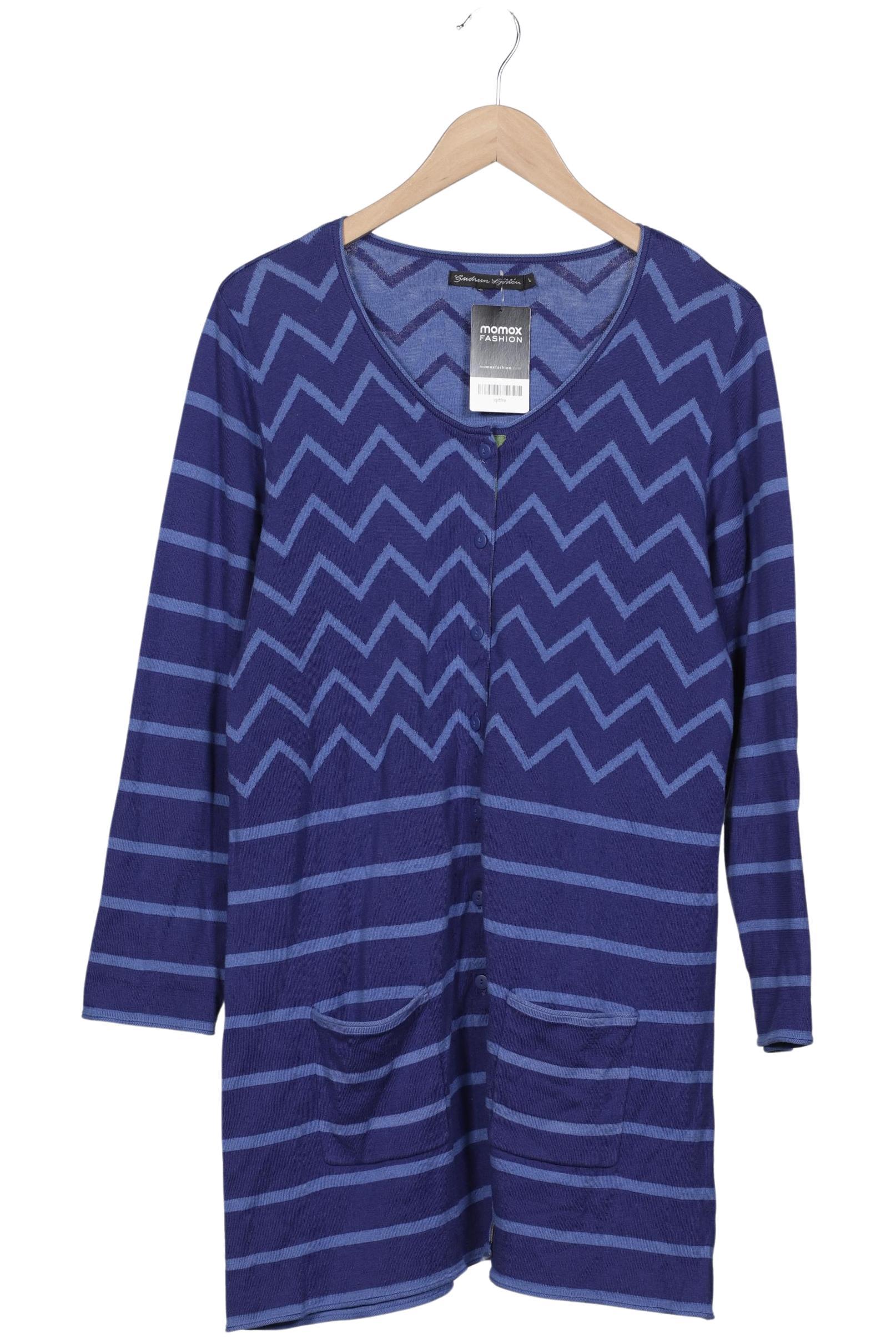 

Gudrun Sjödén Damen Strickjacke, blau, Gr. 42
