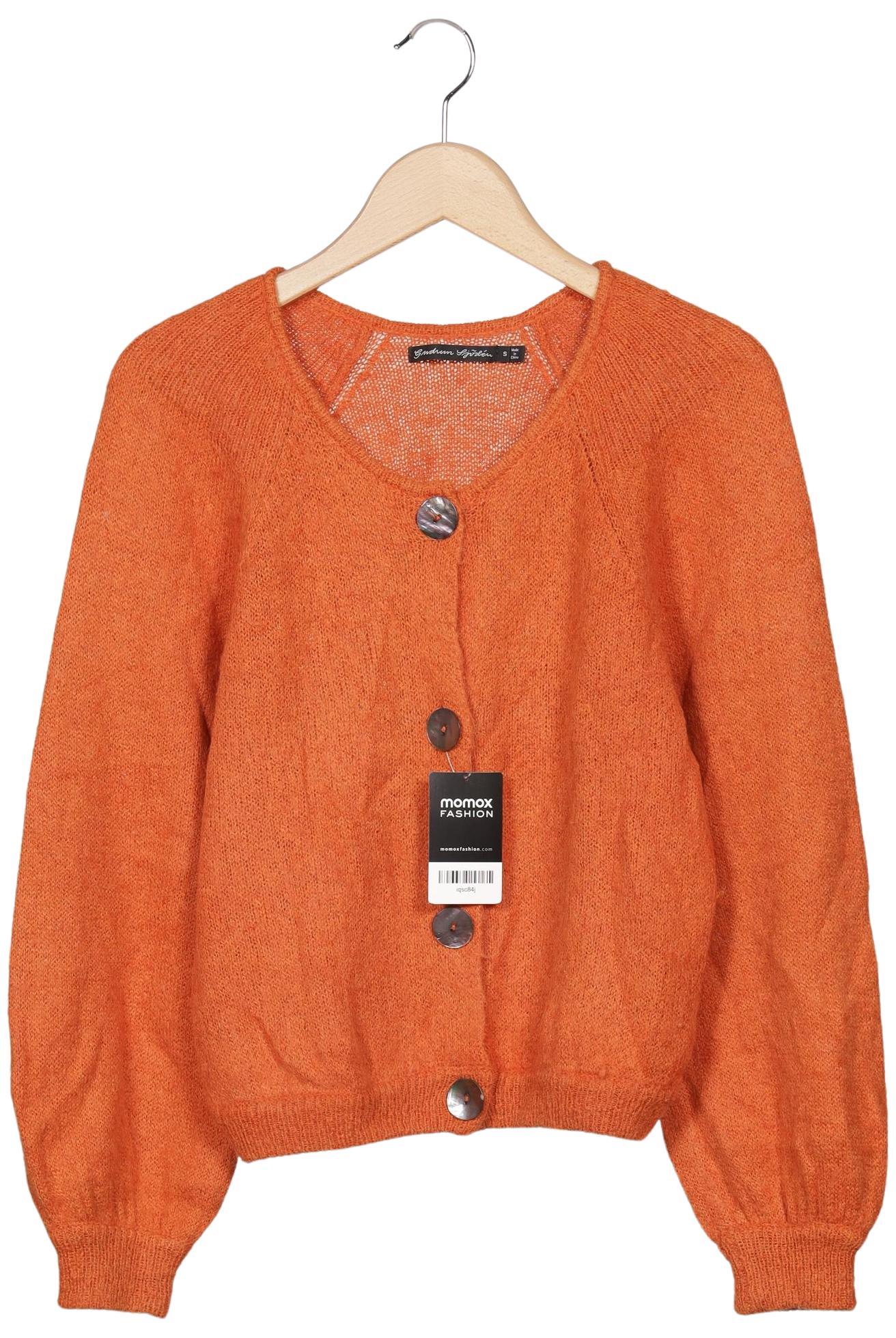 

Gudrun Sjödén Damen Strickjacke, orange, Gr. 36