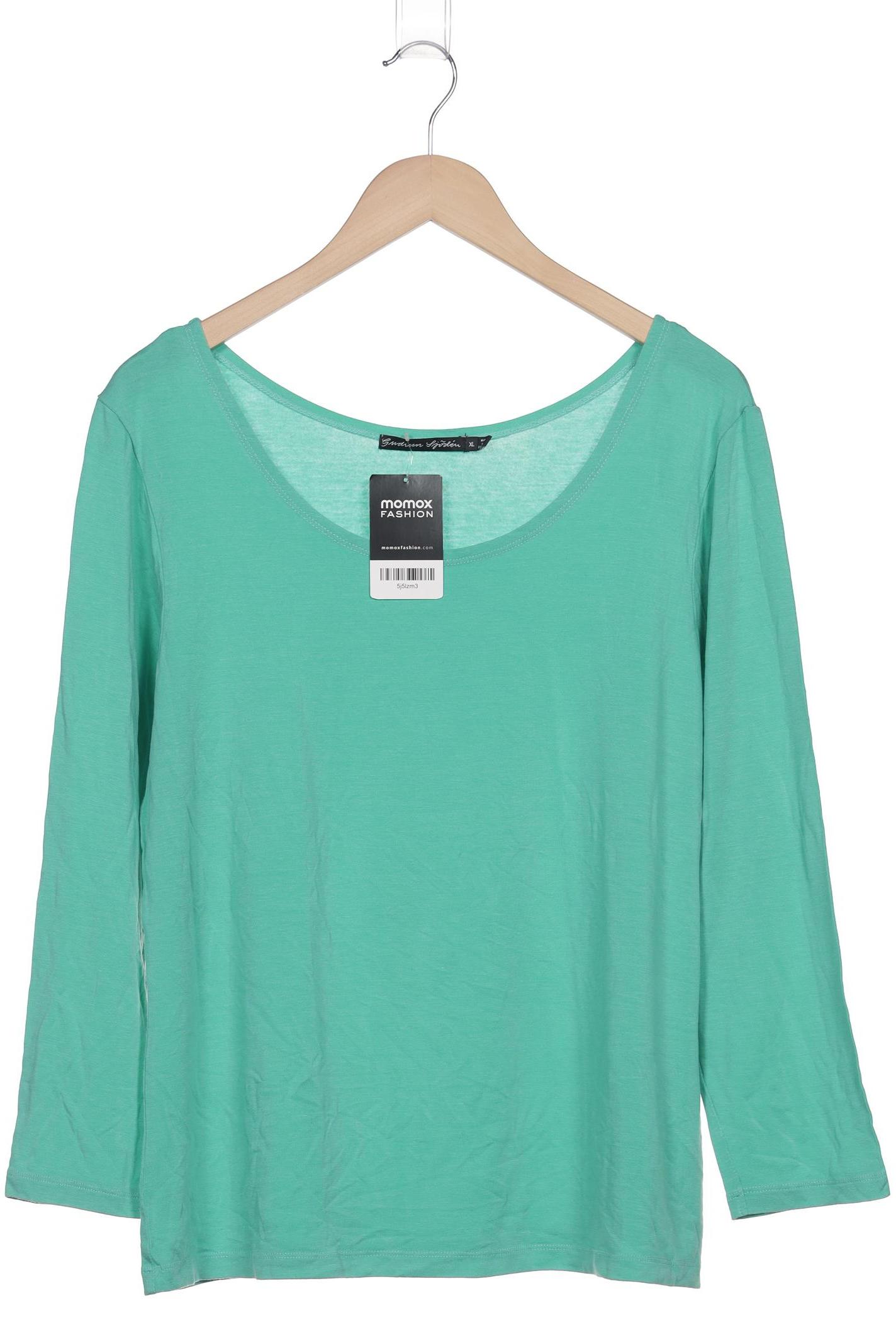 

Gudrun Sjödén Damen Langarmshirt, türkis, Gr. 44