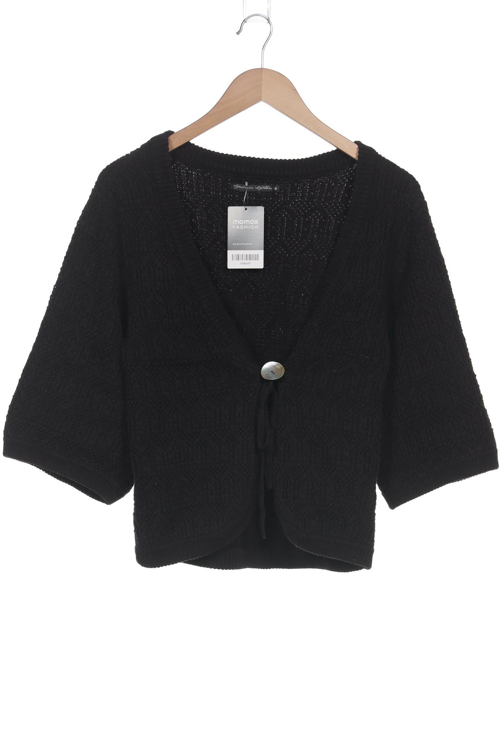 

Gudrun Sjödén Damen Strickjacke, schwarz, Gr. 36