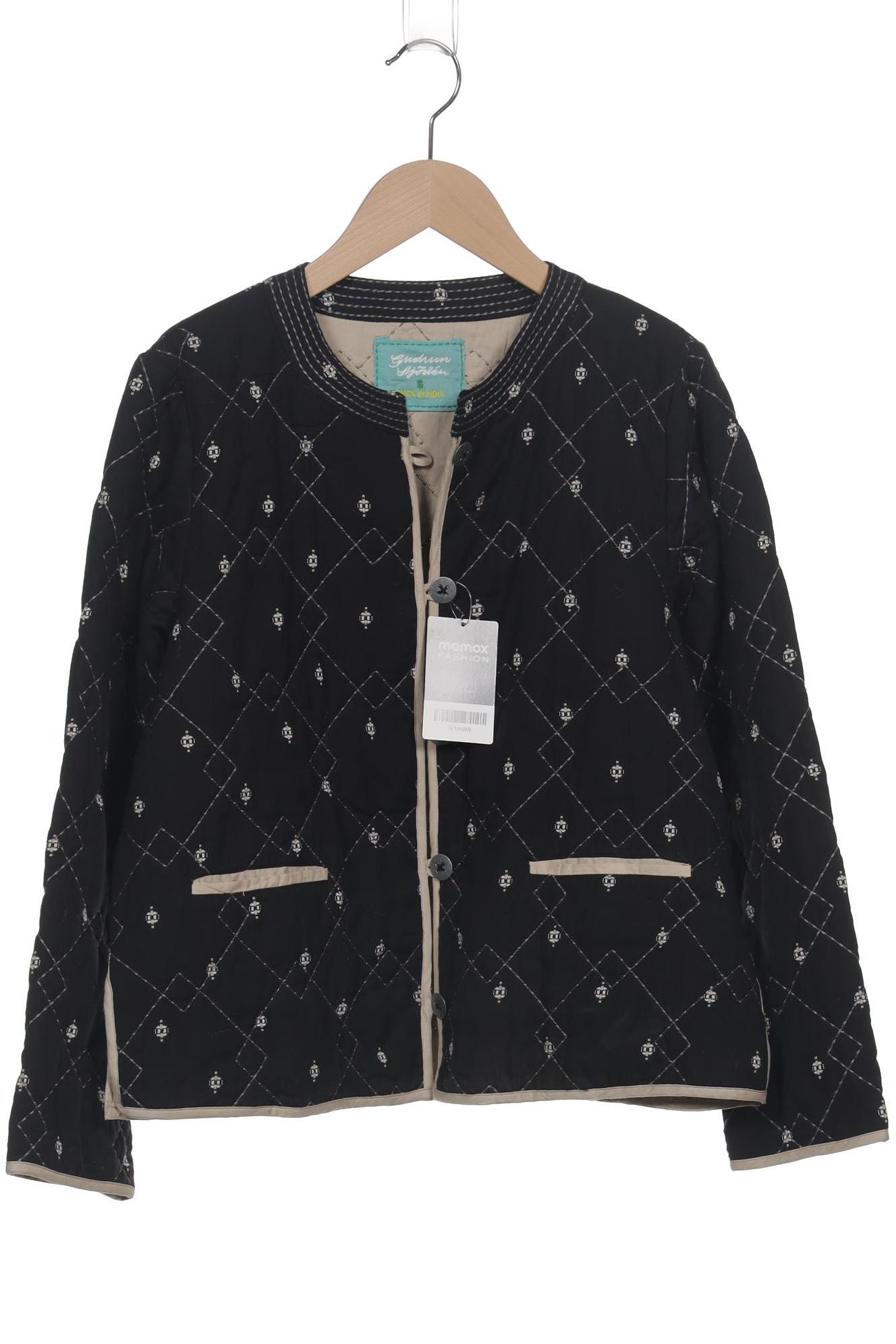 

Gudrun Sjödén Damen Jacke, schwarz, Gr. 36