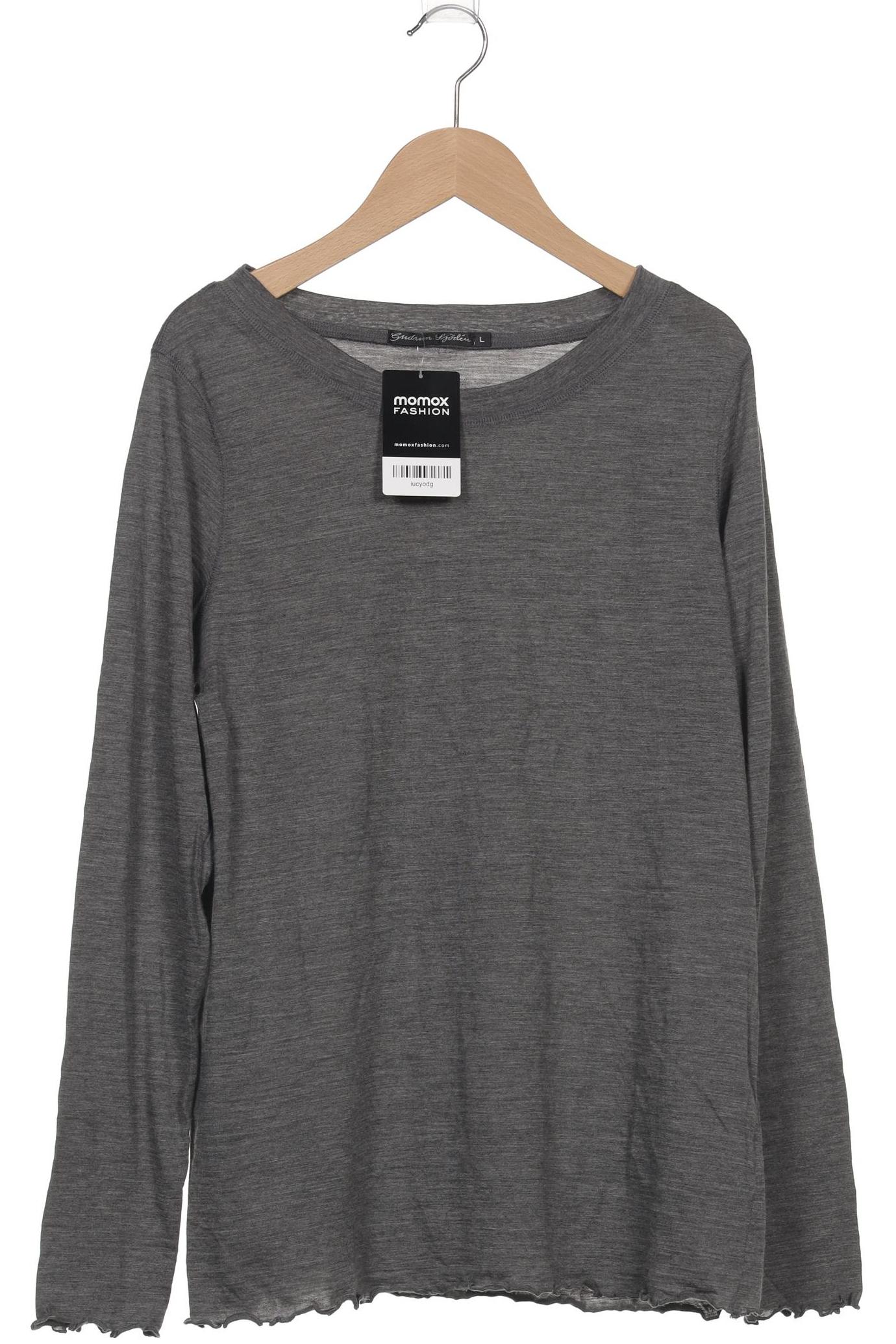 

Gudrun Sjödén Damen Langarmshirt, grau, Gr. 42