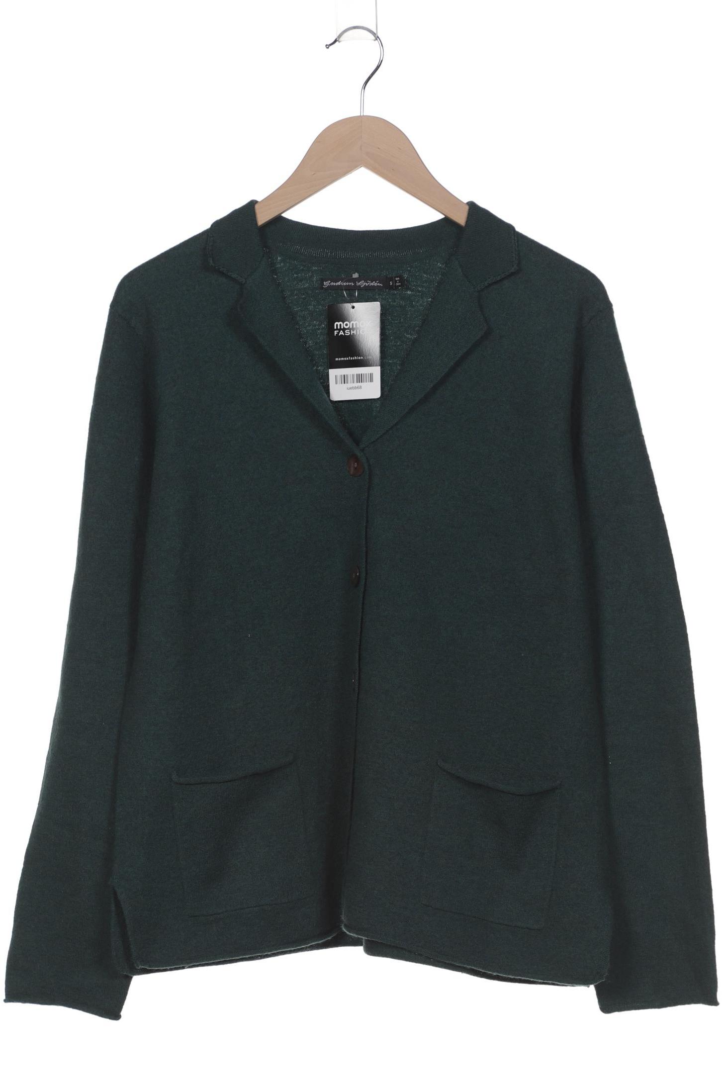 

Gudrun Sjödén Damen Strickjacke, grün, Gr. 36