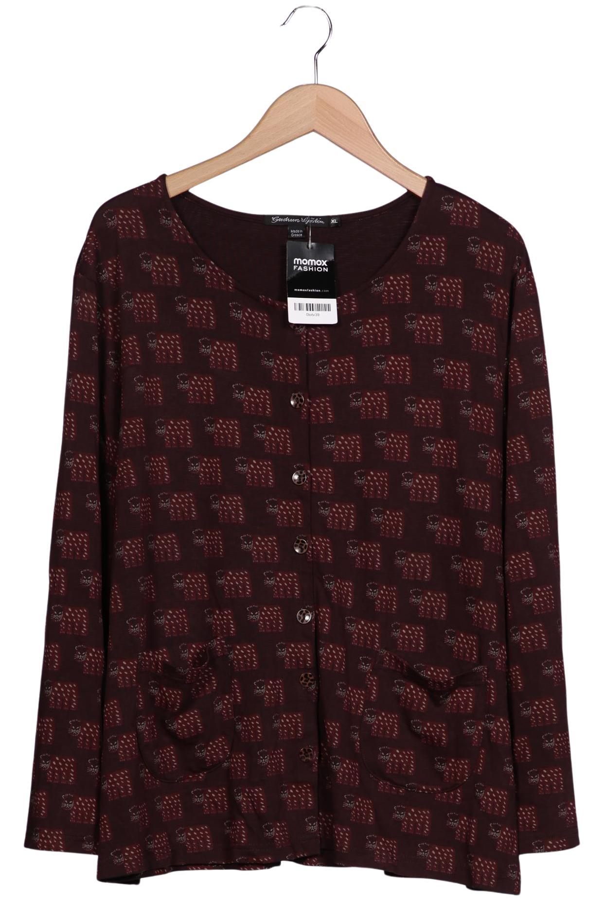 

Gudrun Sjödén Damen Strickjacke, braun, Gr. 44