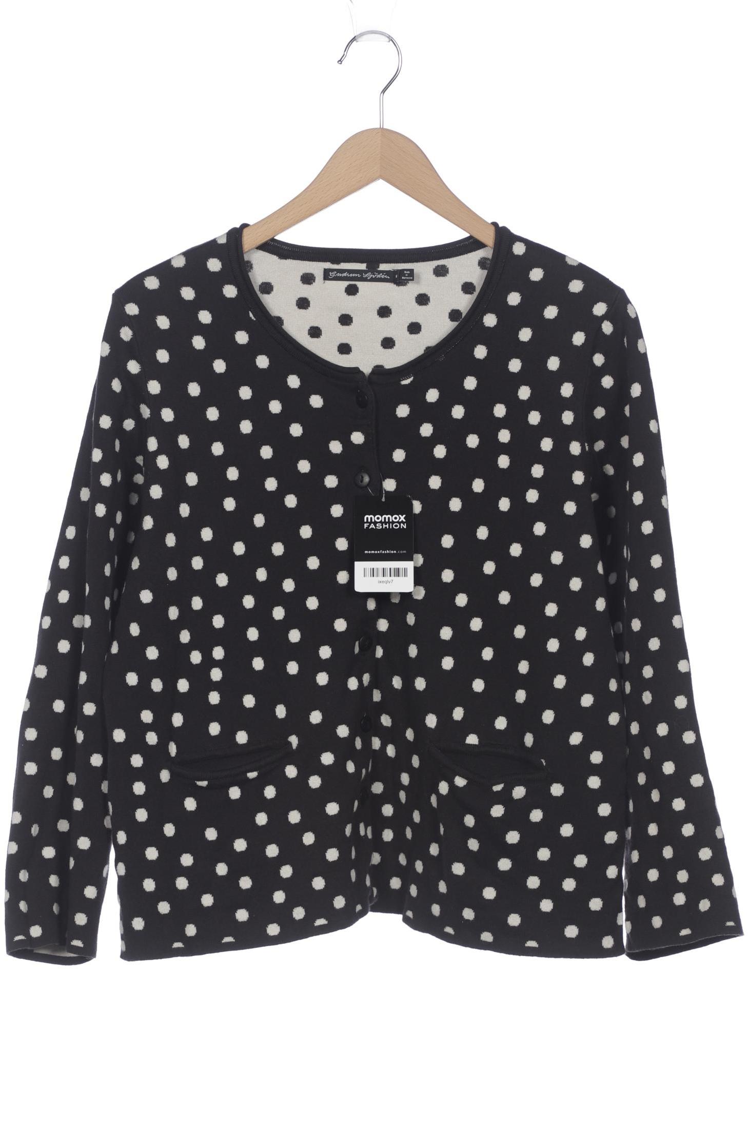 

Gudrun Sjödén Damen Strickjacke, schwarz, Gr. 38
