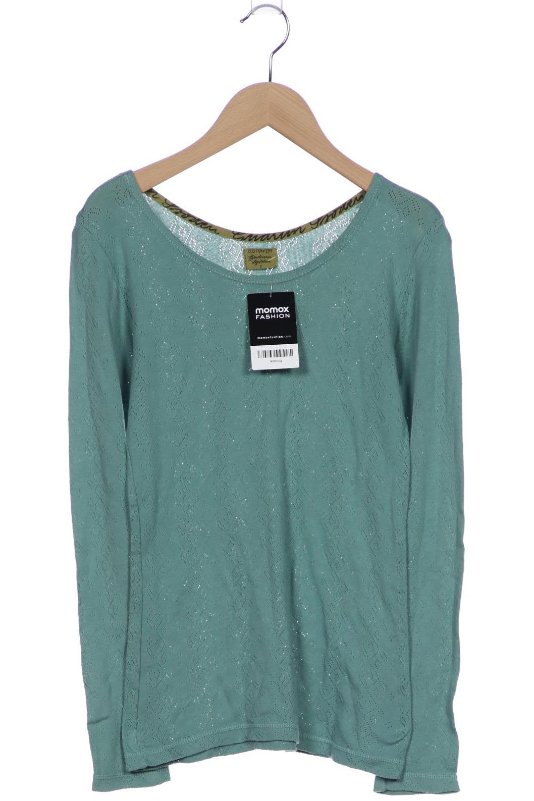 

Gudrun Sjödén Damen Langarmshirt, türkis, Gr. 36