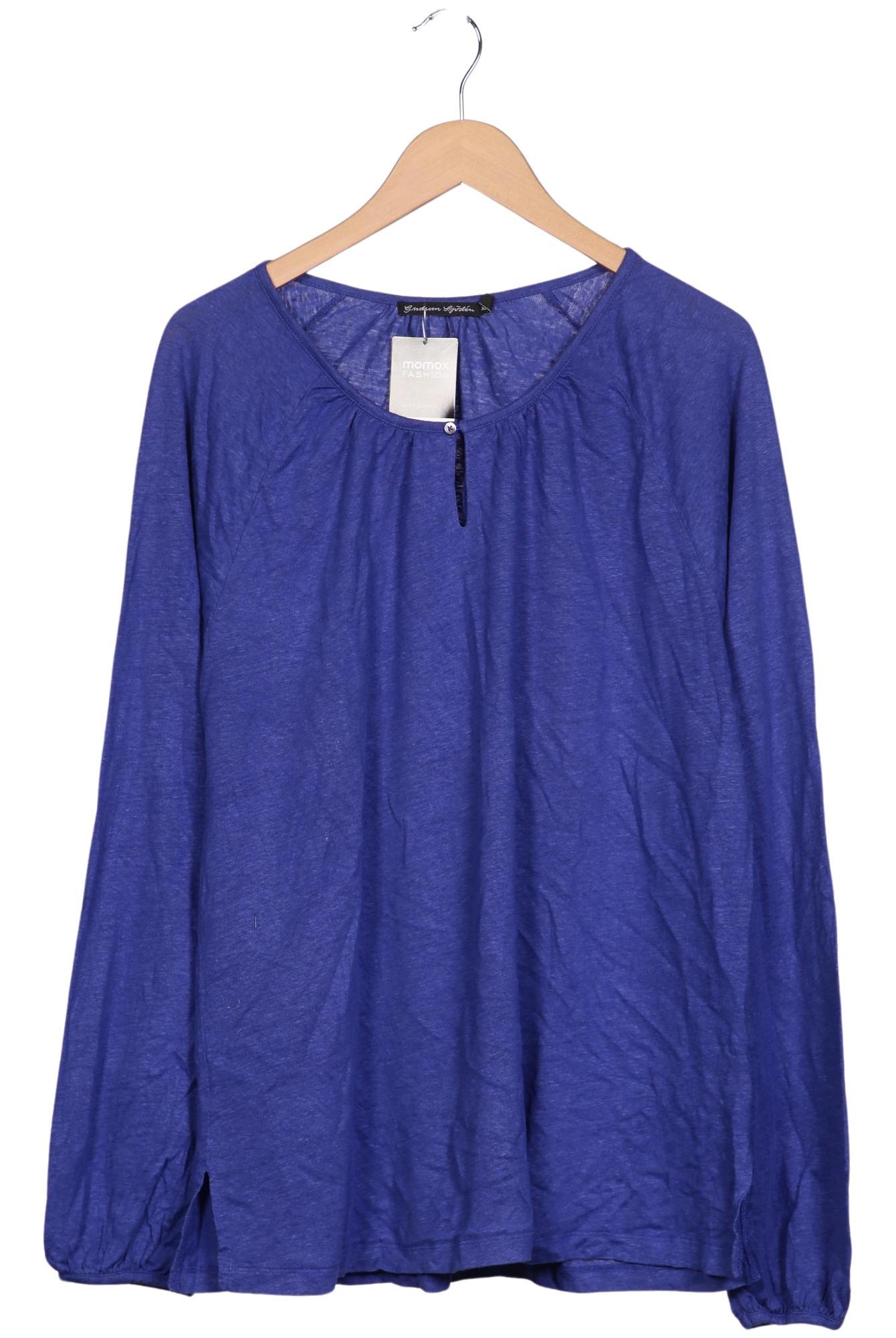 

Gudrun Sjödén Damen Langarmshirt, blau, Gr. 44
