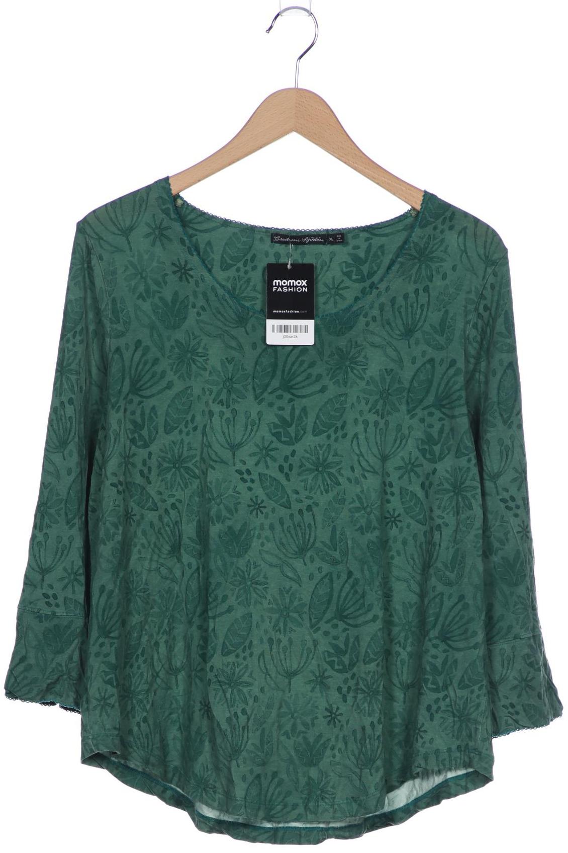 

Gudrun Sjödén Damen Langarmshirt, grün, Gr. 44