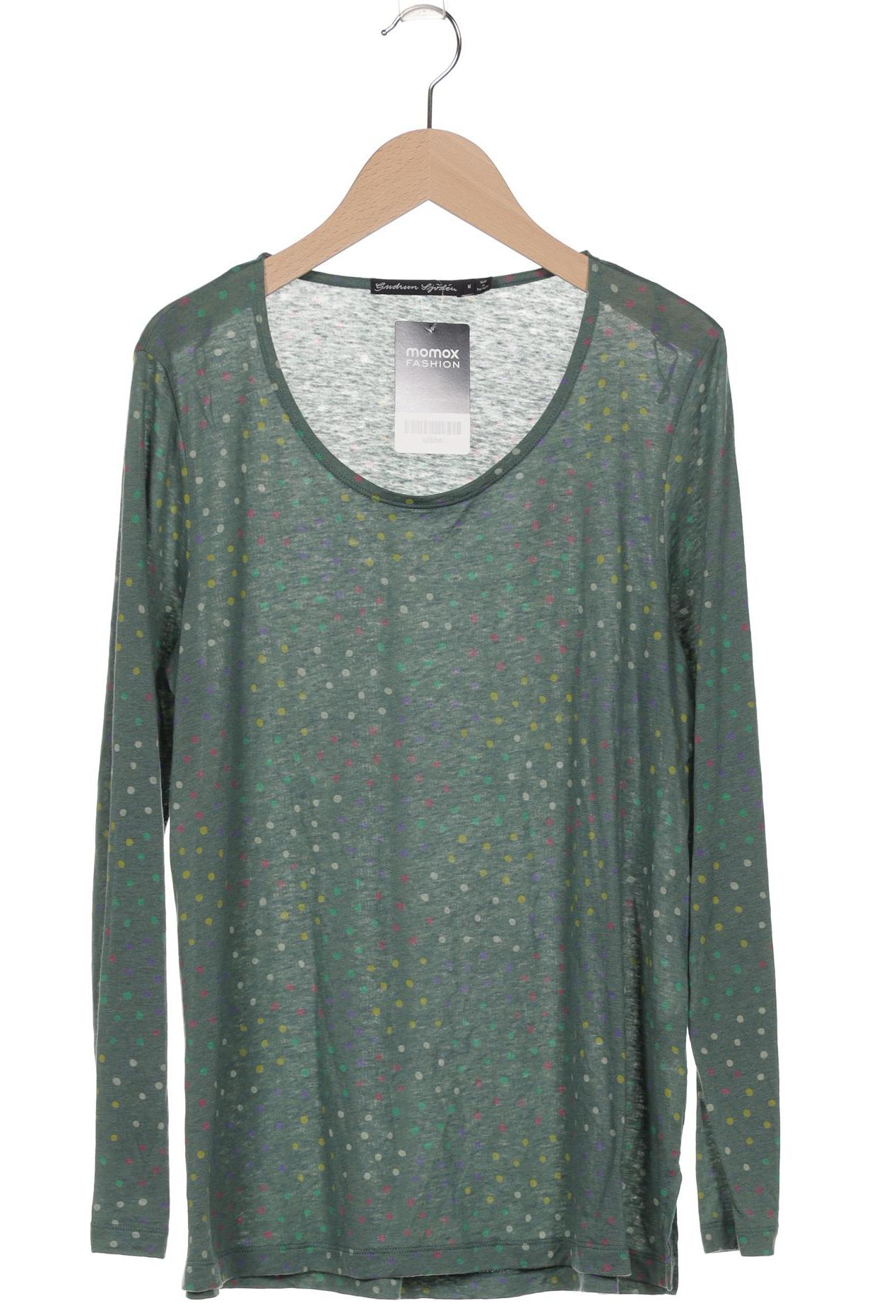 

Gudrun Sjödén Damen Langarmshirt, türkis, Gr. 38