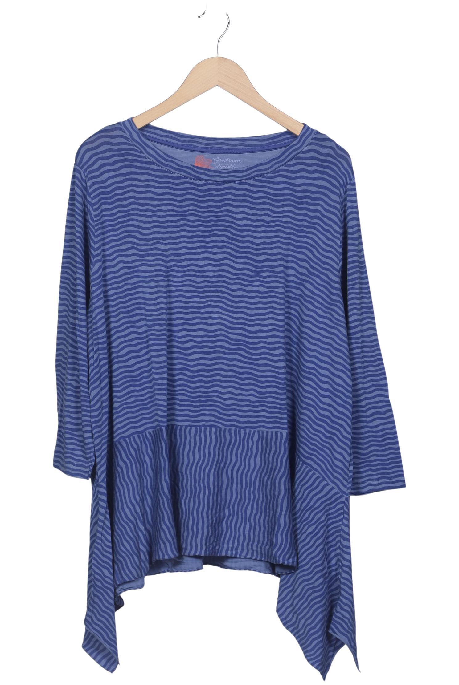 

Gudrun Sjödén Damen Langarmshirt, blau, Gr. 46