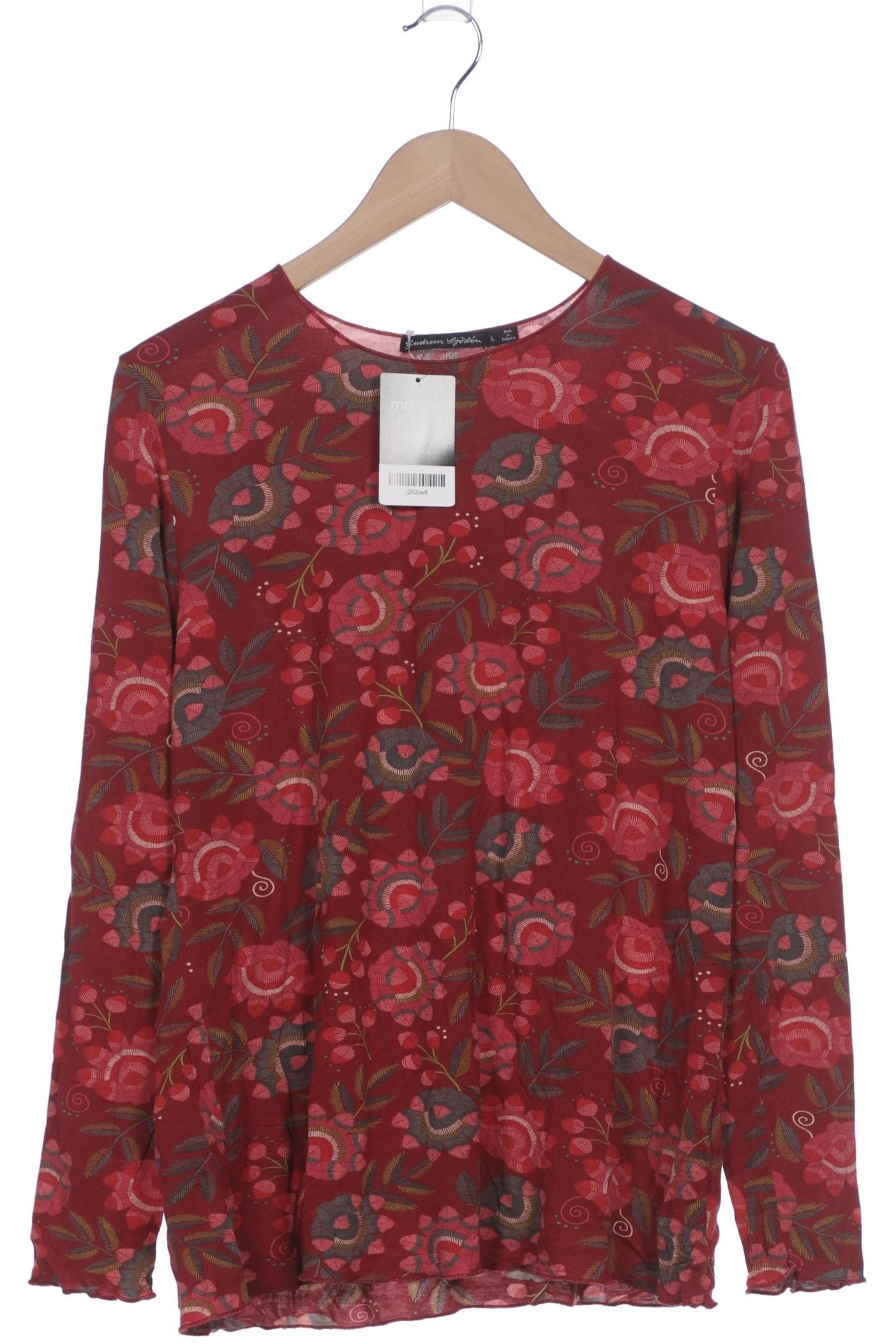 

Gudrun Sjödén Damen Langarmshirt, bordeaux, Gr. 42