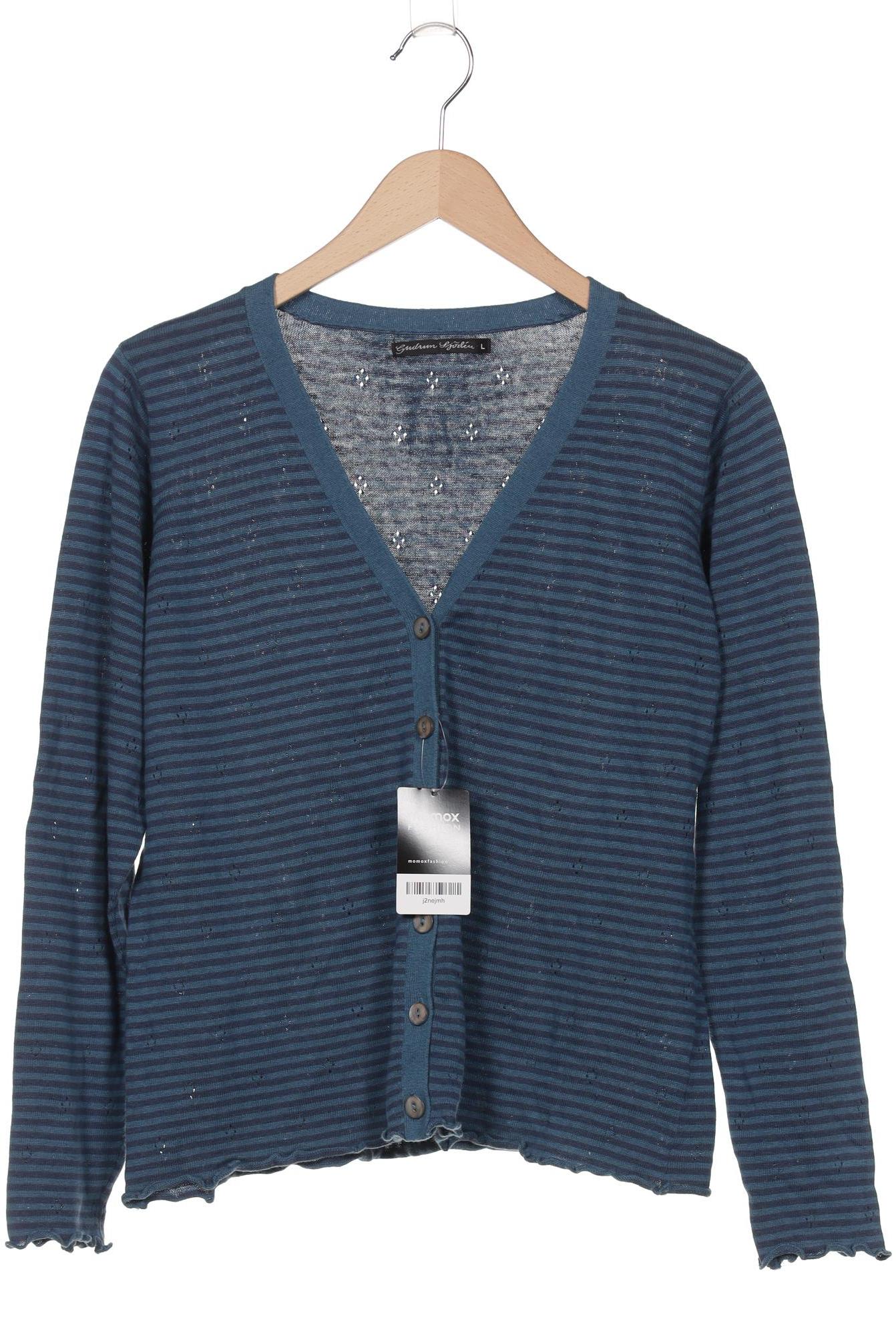 

Gudrun Sjödén Damen Strickjacke, blau, Gr. 42