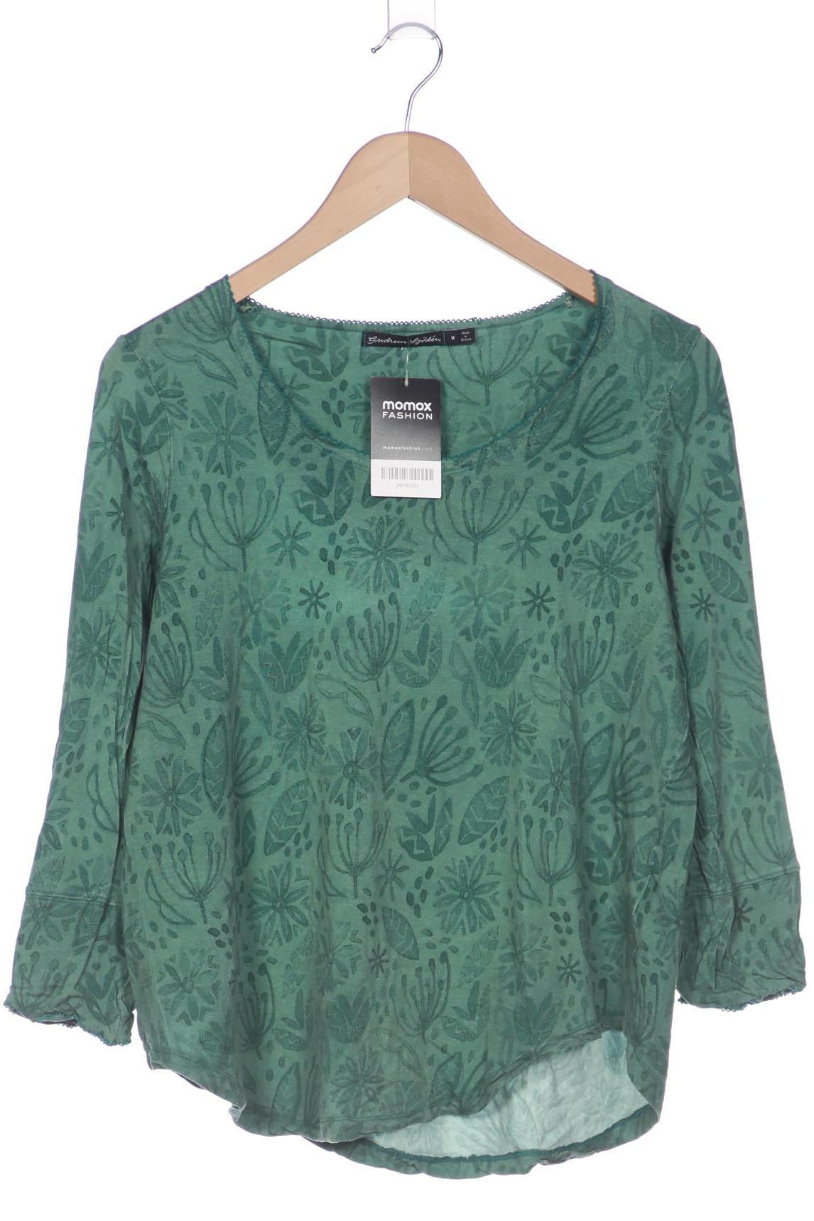 

Gudrun Sjödén Damen Langarmshirt, türkis, Gr. 38