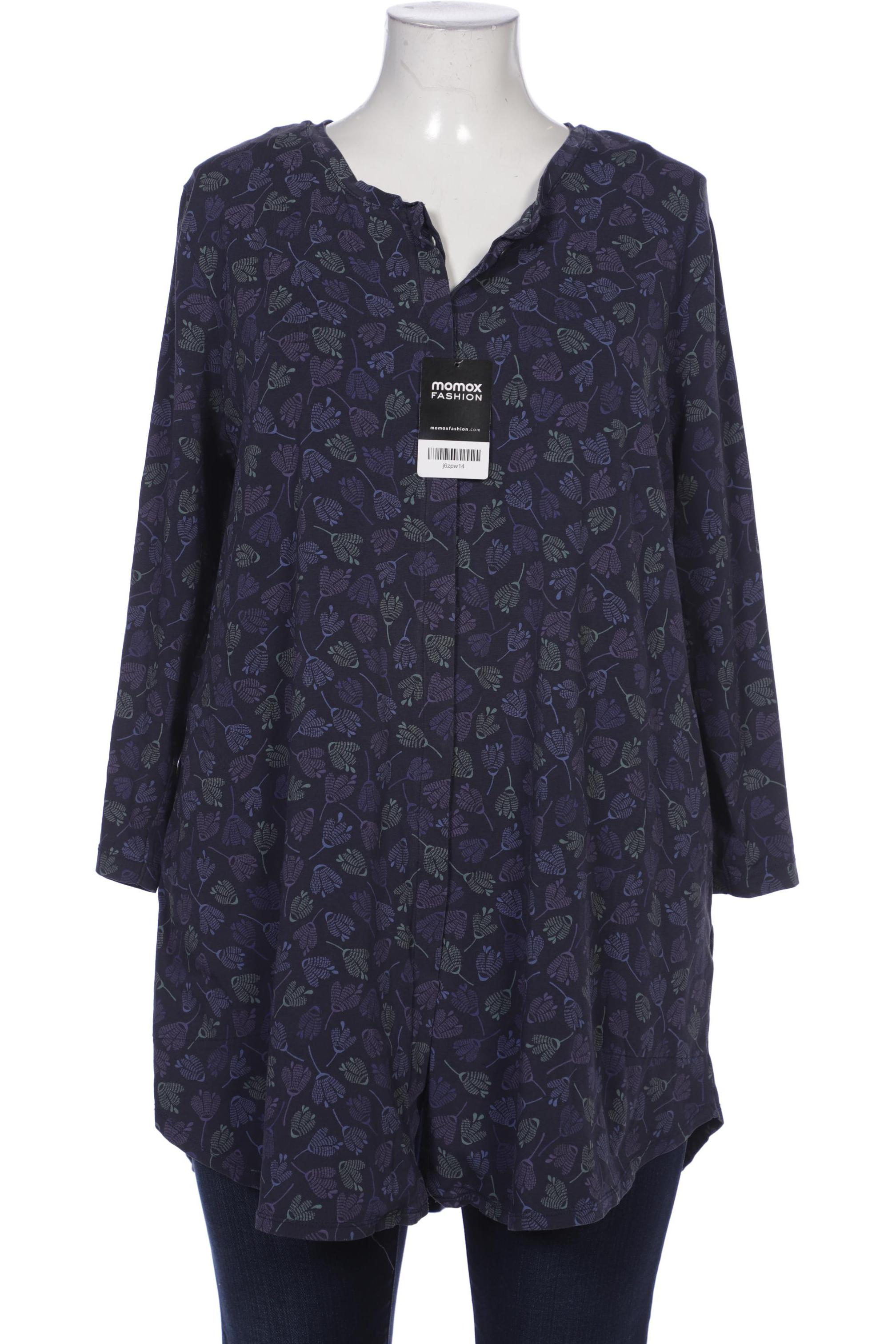 

Gudrun Sjödén Damen Bluse, marineblau, Gr. 44