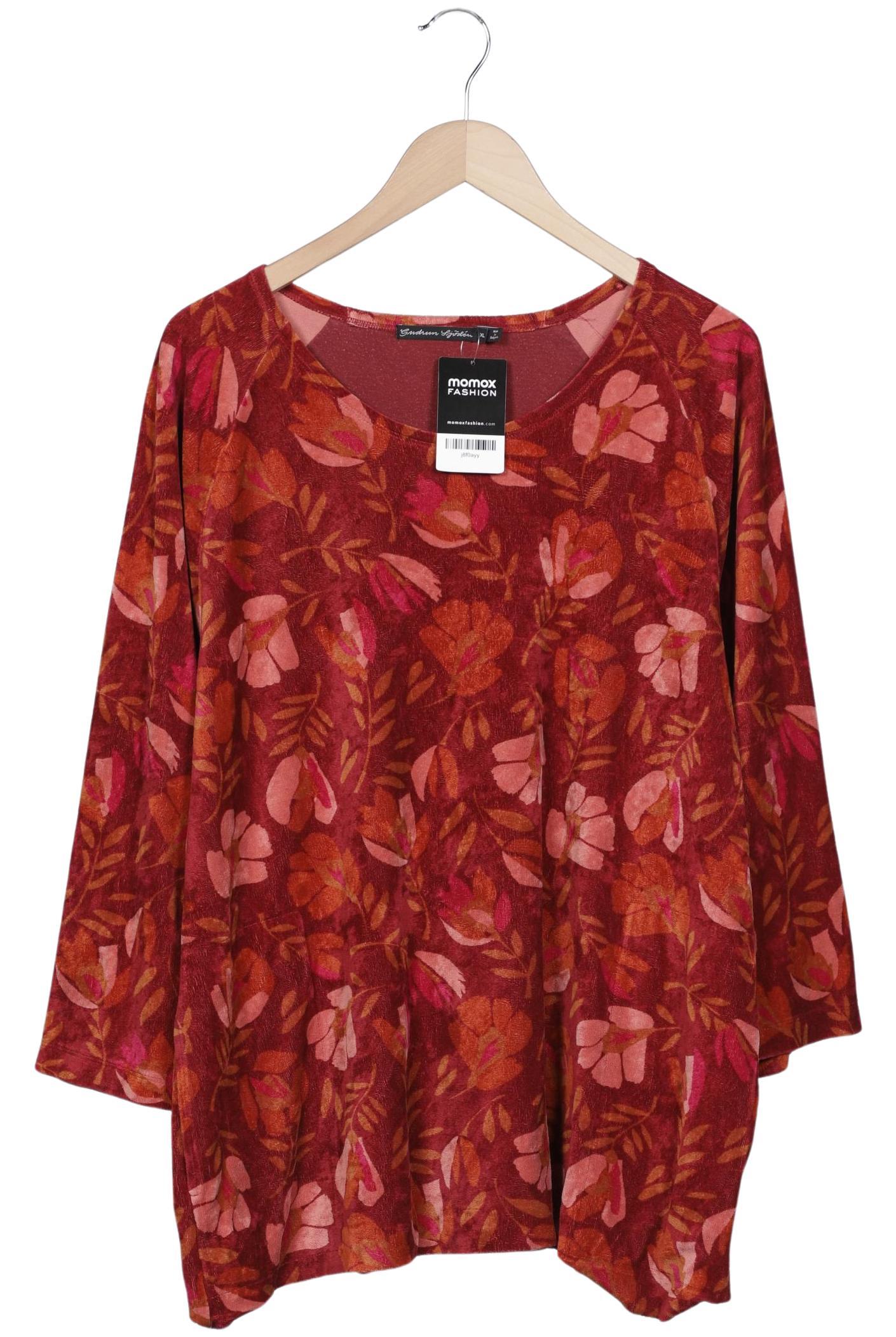 

Gudrun Sjödén Damen Langarmshirt, rot, Gr. 44