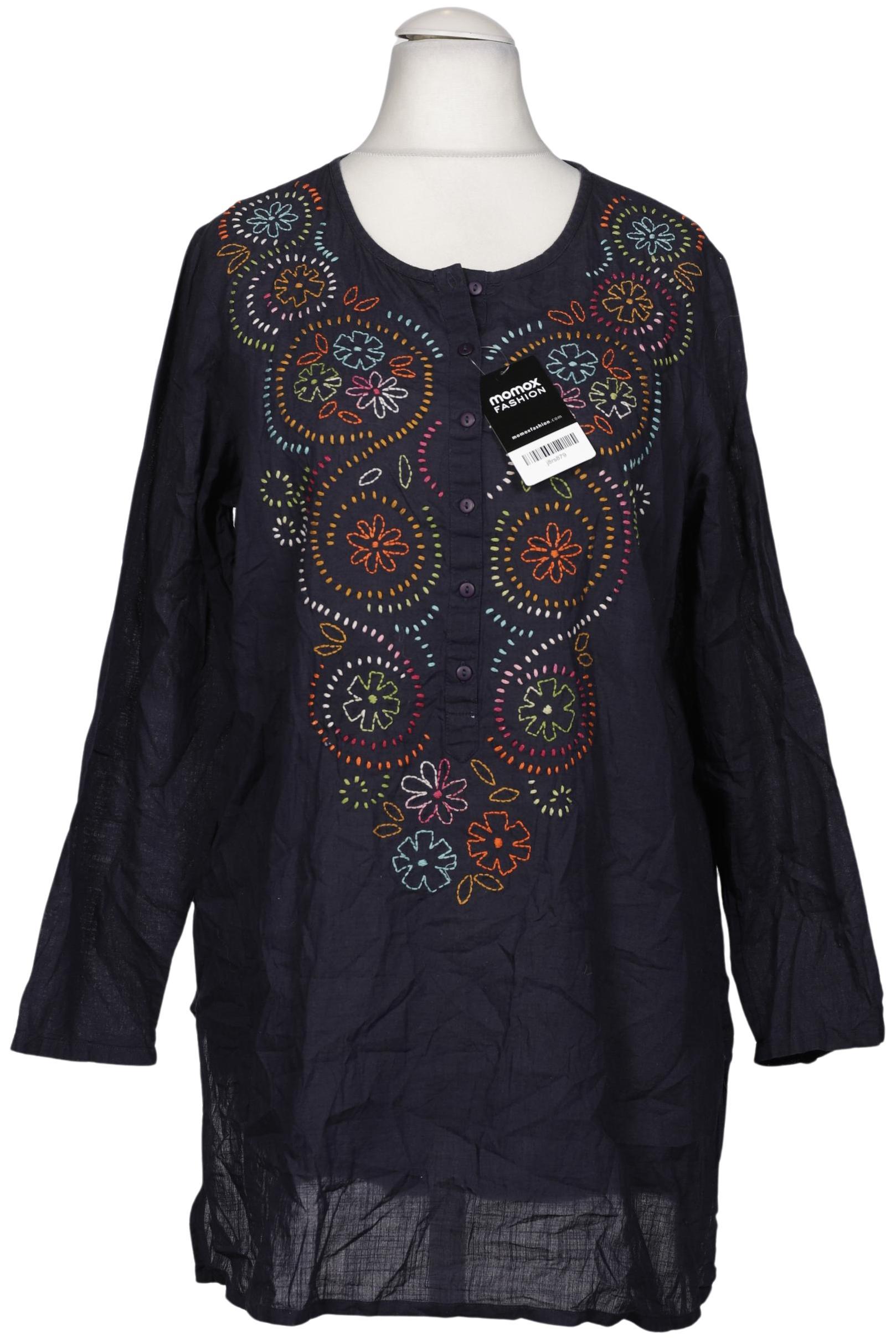 

Gudrun Sjödén Damen Bluse, marineblau, Gr. 38