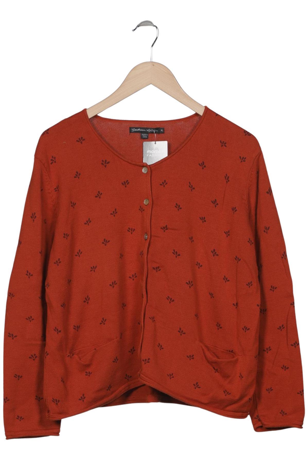 

Gudrun Sjödén Damen Strickjacke, orange, Gr. 44