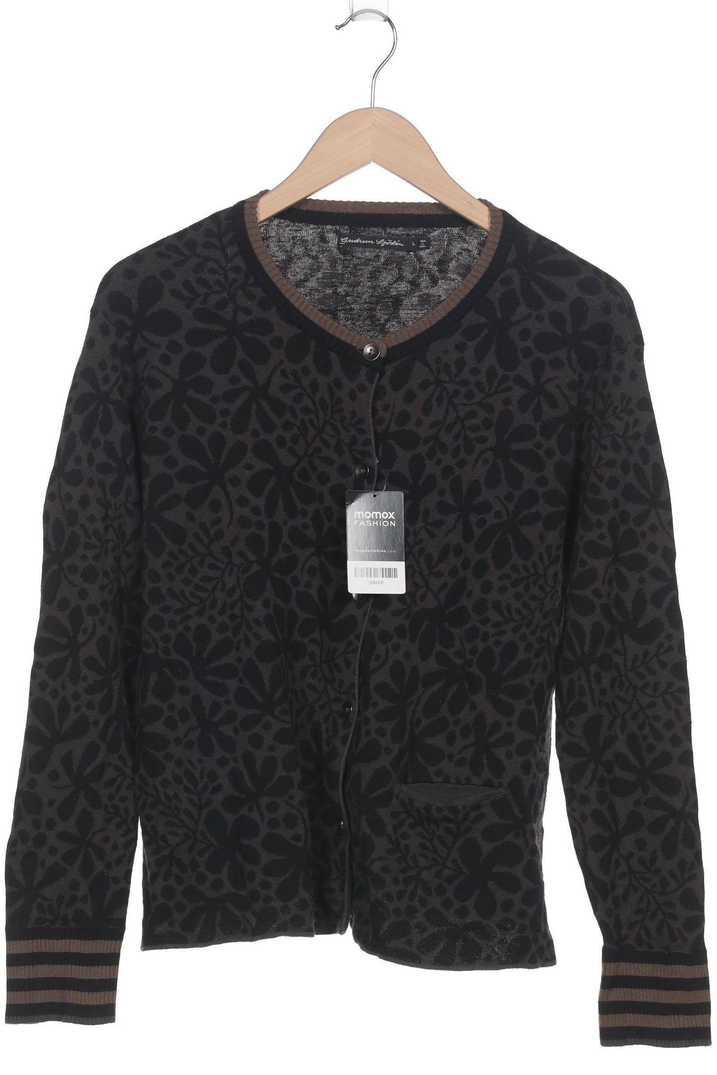 

Gudrun Sjödén Damen Strickjacke, schwarz, Gr. 42