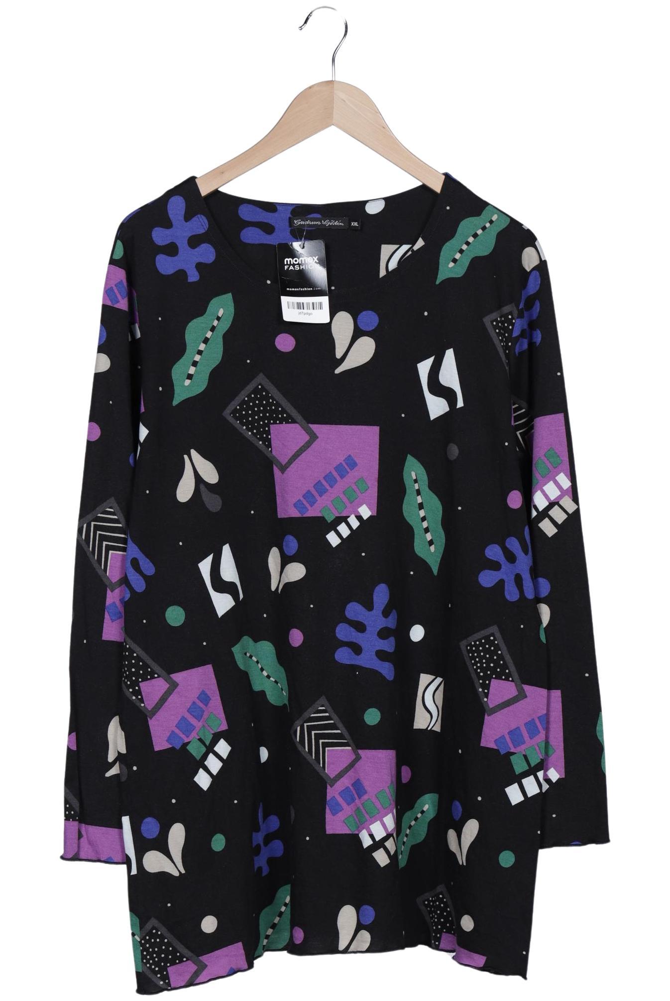 

Gudrun Sjödén Damen Langarmshirt, schwarz, Gr. 46