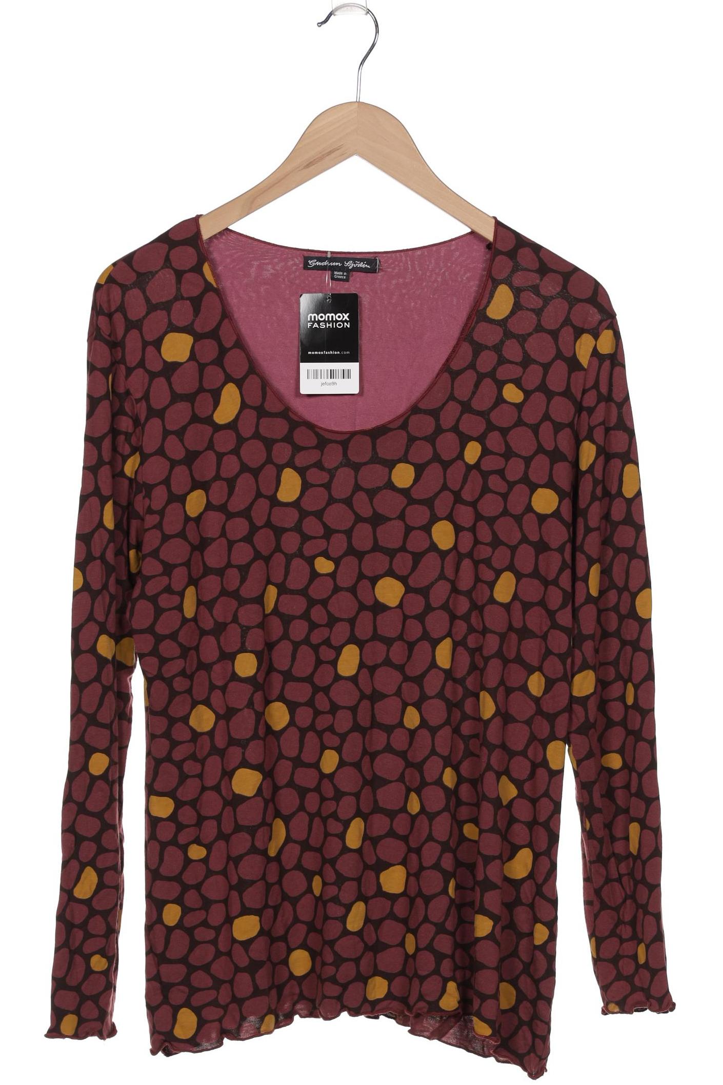 

Gudrun Sjödén Damen Langarmshirt, bordeaux, Gr. 46