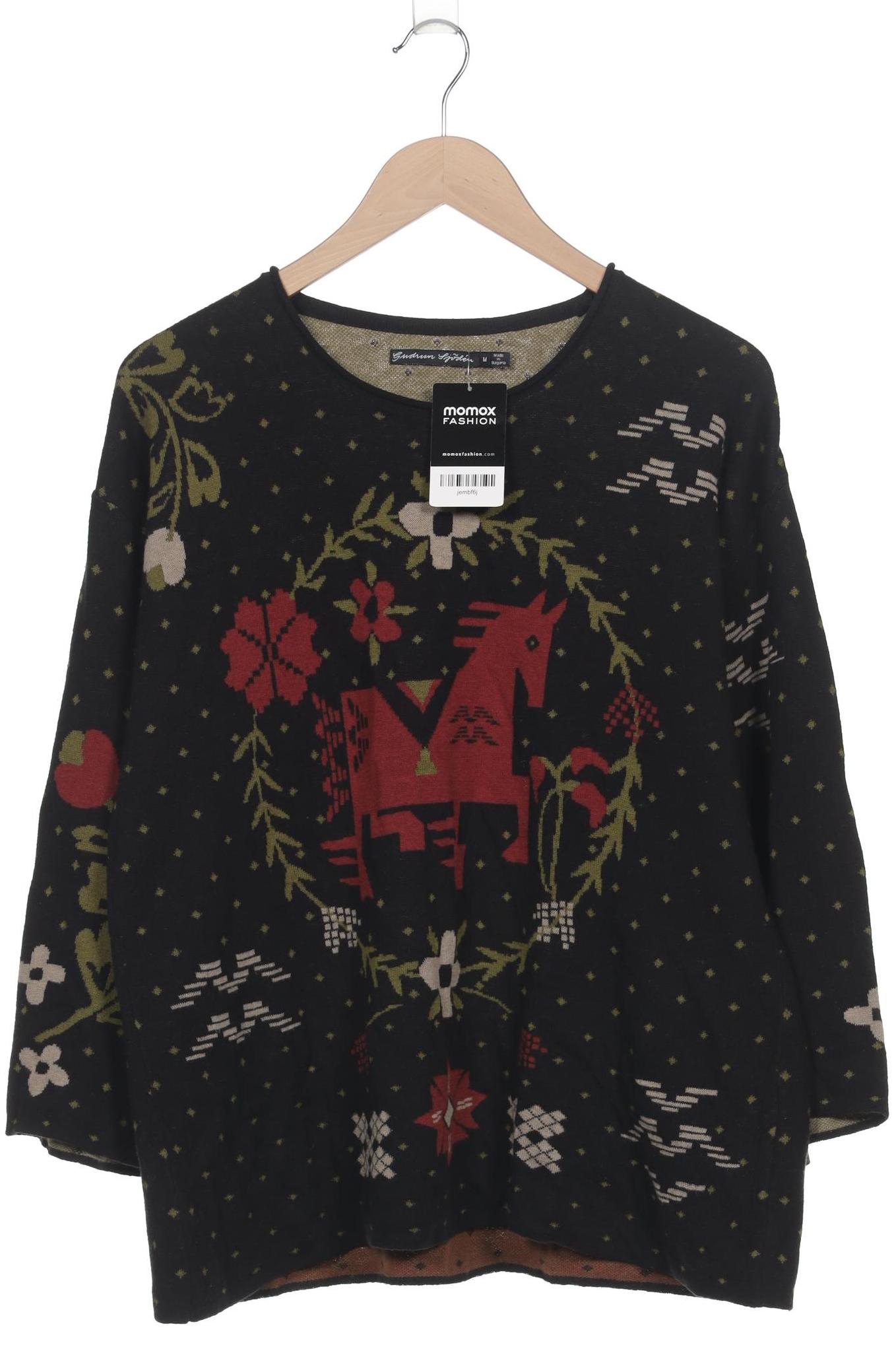 

Gudrun Sjödén Damen Pullover, schwarz, Gr. 38