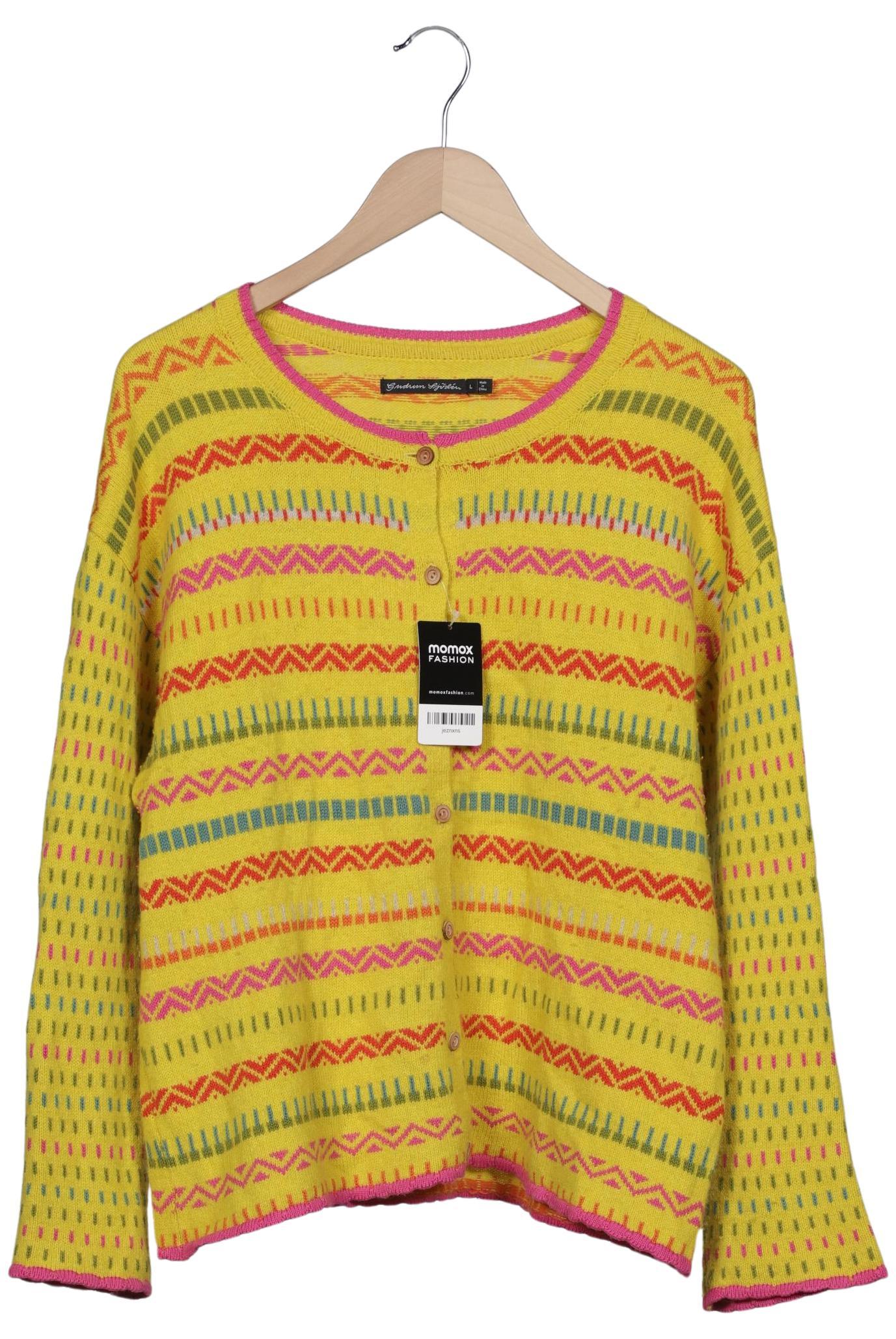 

Gudrun Sjödén Damen Strickjacke, gelb, Gr. 42