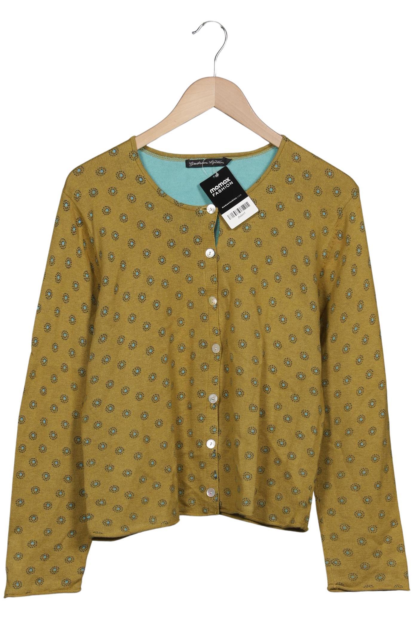 

Gudrun Sjödén Damen Strickjacke, gelb, Gr. 42