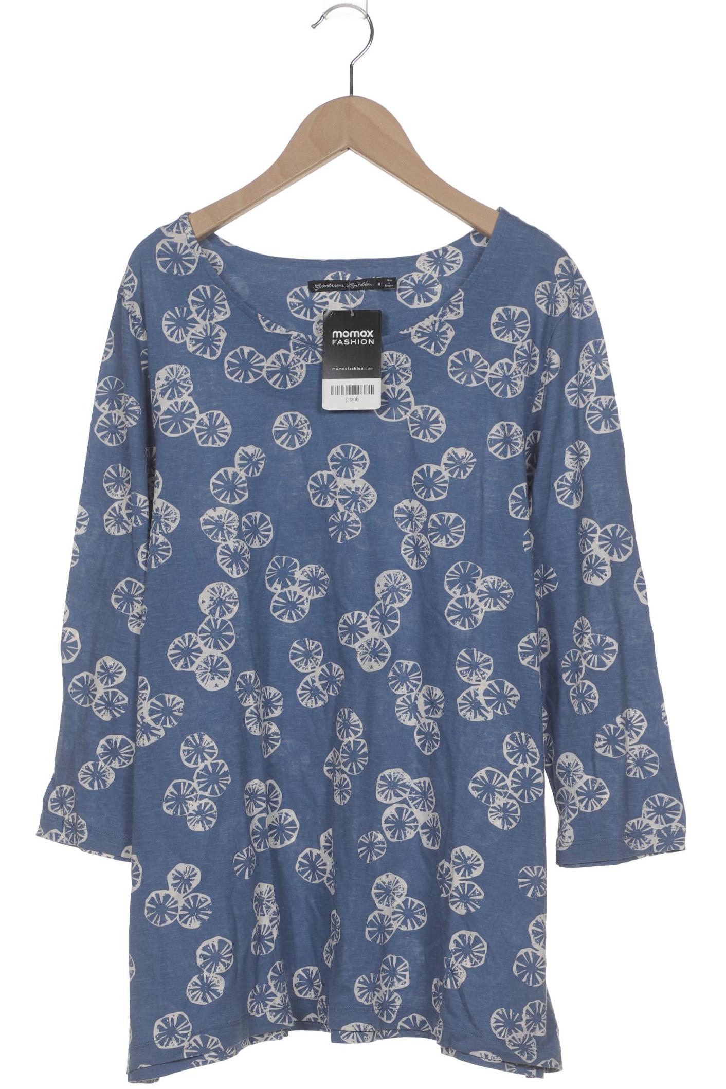 

Gudrun Sjödén Damen Langarmshirt, blau, Gr. 38