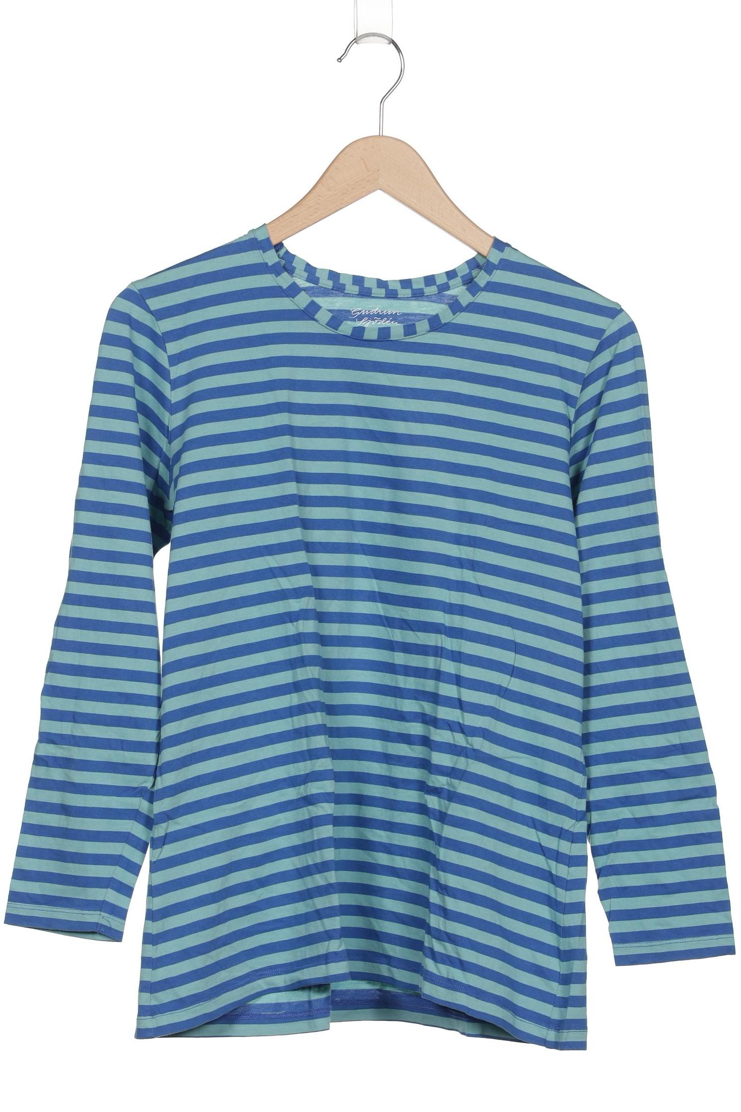 

Gudrun Sjödén Damen Langarmshirt, blau, Gr. 38