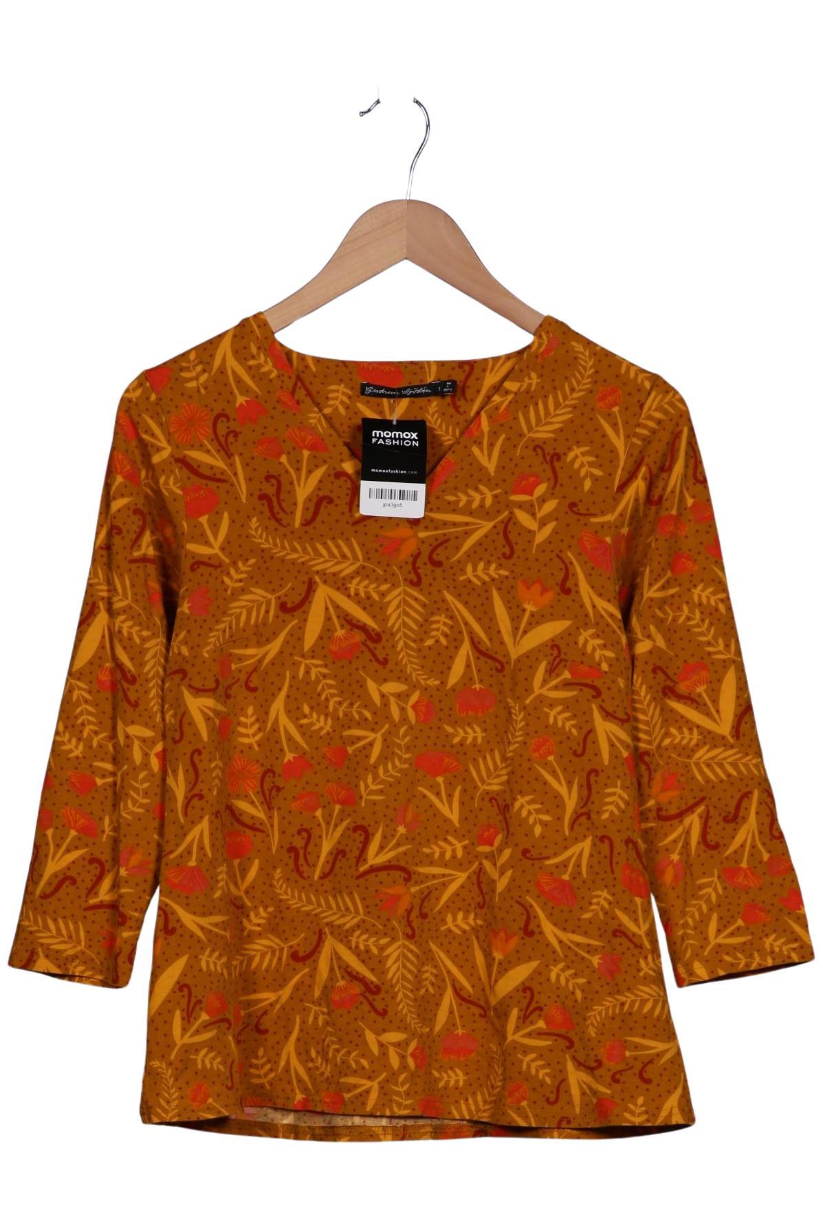 

Gudrun Sjödén Damen Langarmshirt, orange, Gr. 36