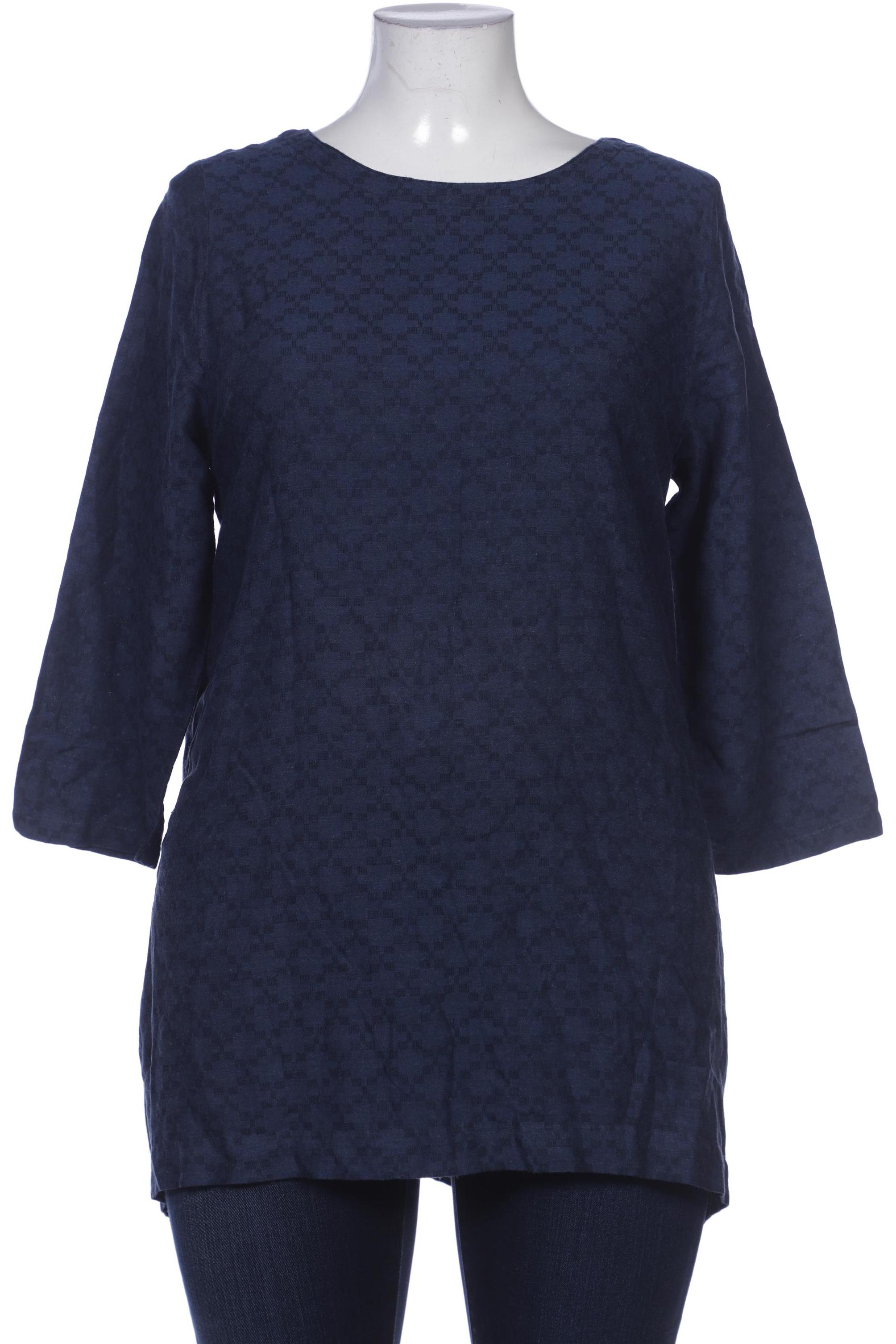 

Gudrun Sjödén Damen Bluse, marineblau, Gr. 42