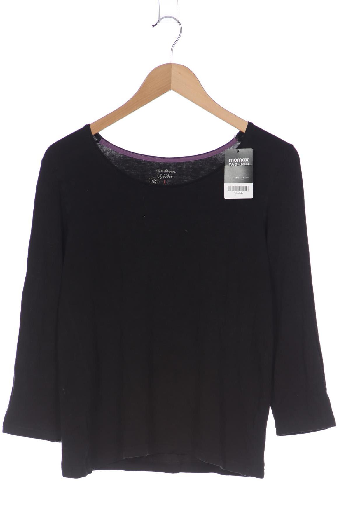 

Gudrun Sjödén Damen Langarmshirt, schwarz, Gr. 42