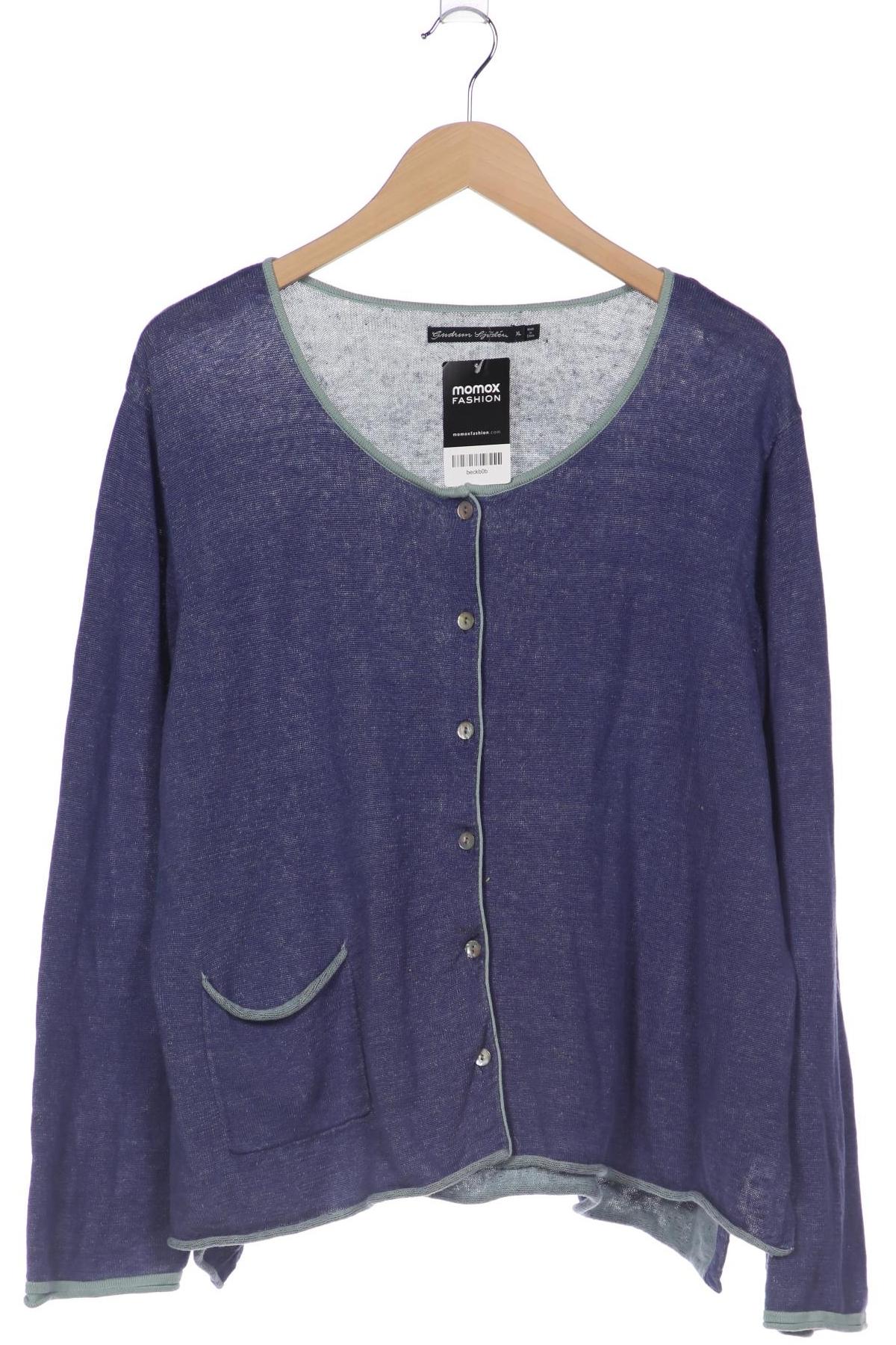 

Gudrun Sjödén Damen Strickjacke, blau, Gr. 44