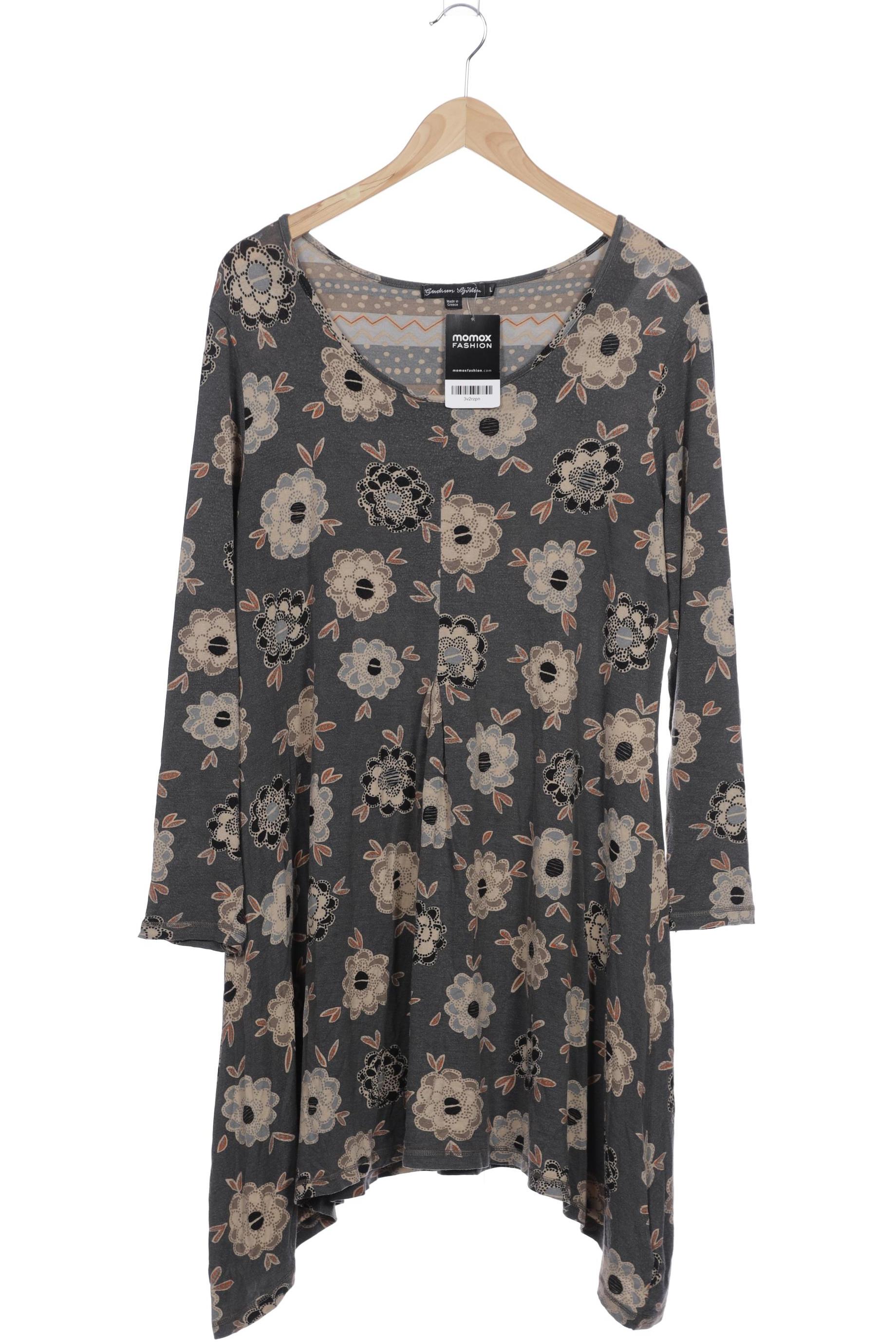 

Gudrun Sjödén Damen Langarmshirt, grau, Gr. 42