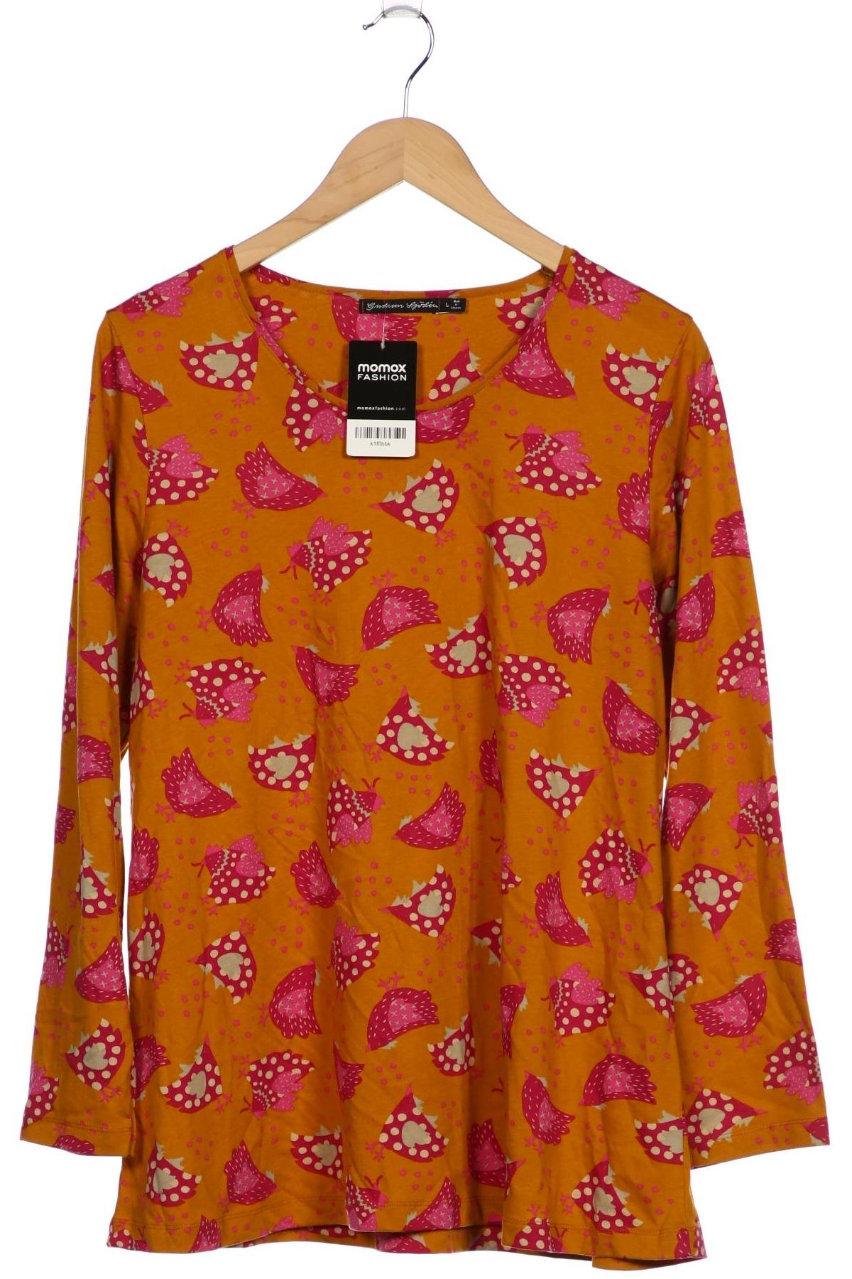 

Gudrun Sjödén Damen Langarmshirt, orange, Gr. 42