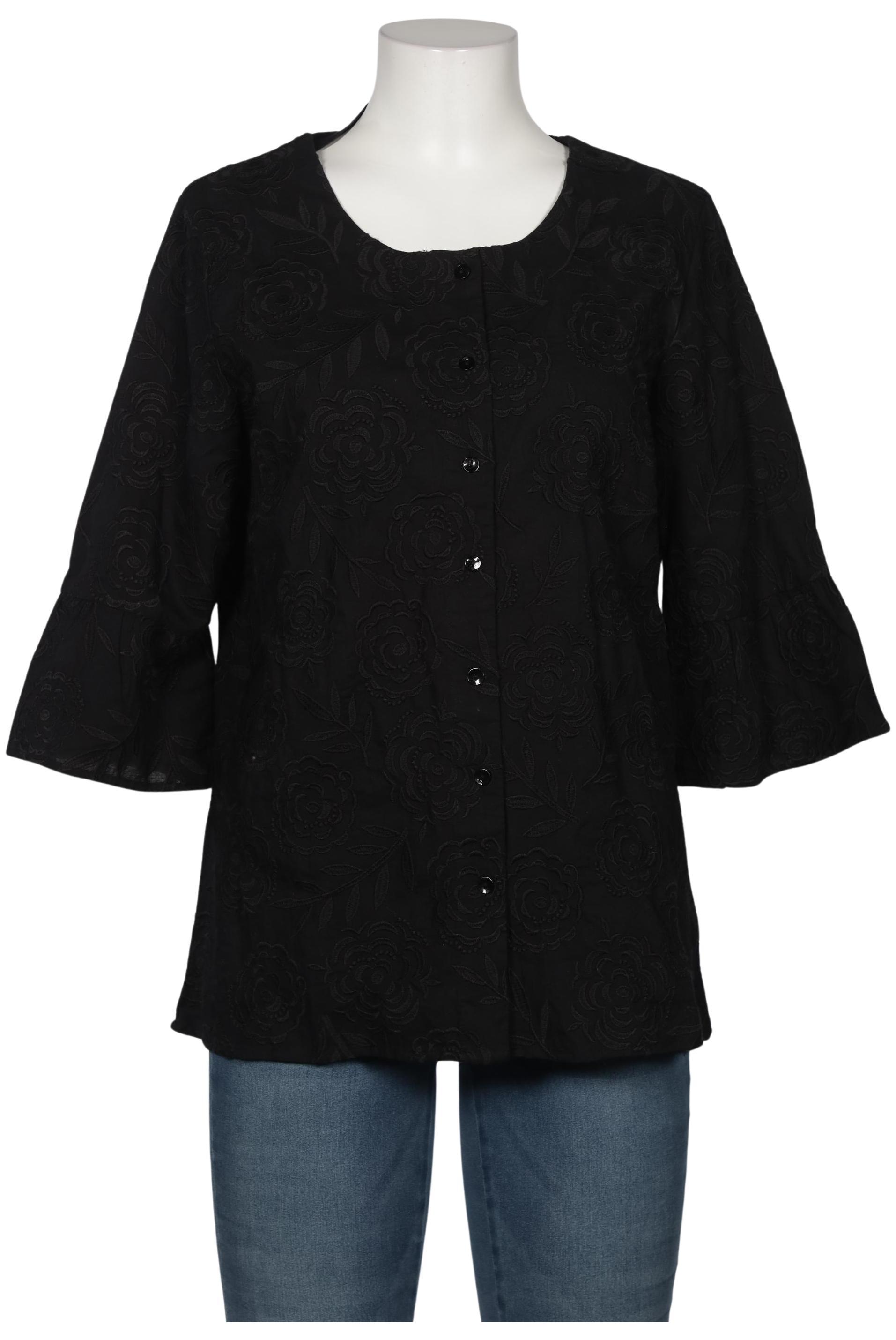 

Gudrun Sjödén Damen Bluse, schwarz, Gr. 38