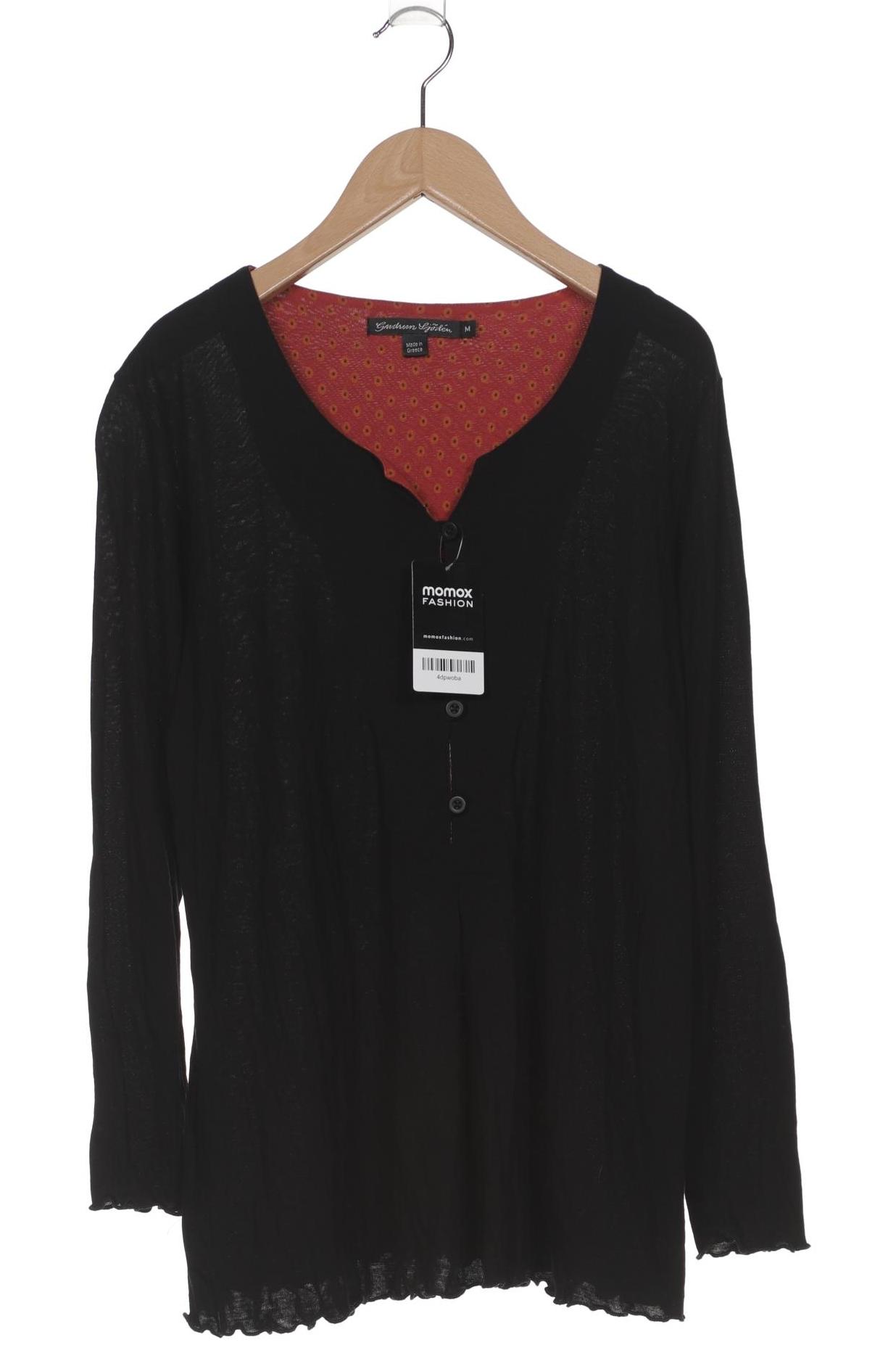 

Gudrun Sjödén Damen Langarmshirt, schwarz, Gr. 38