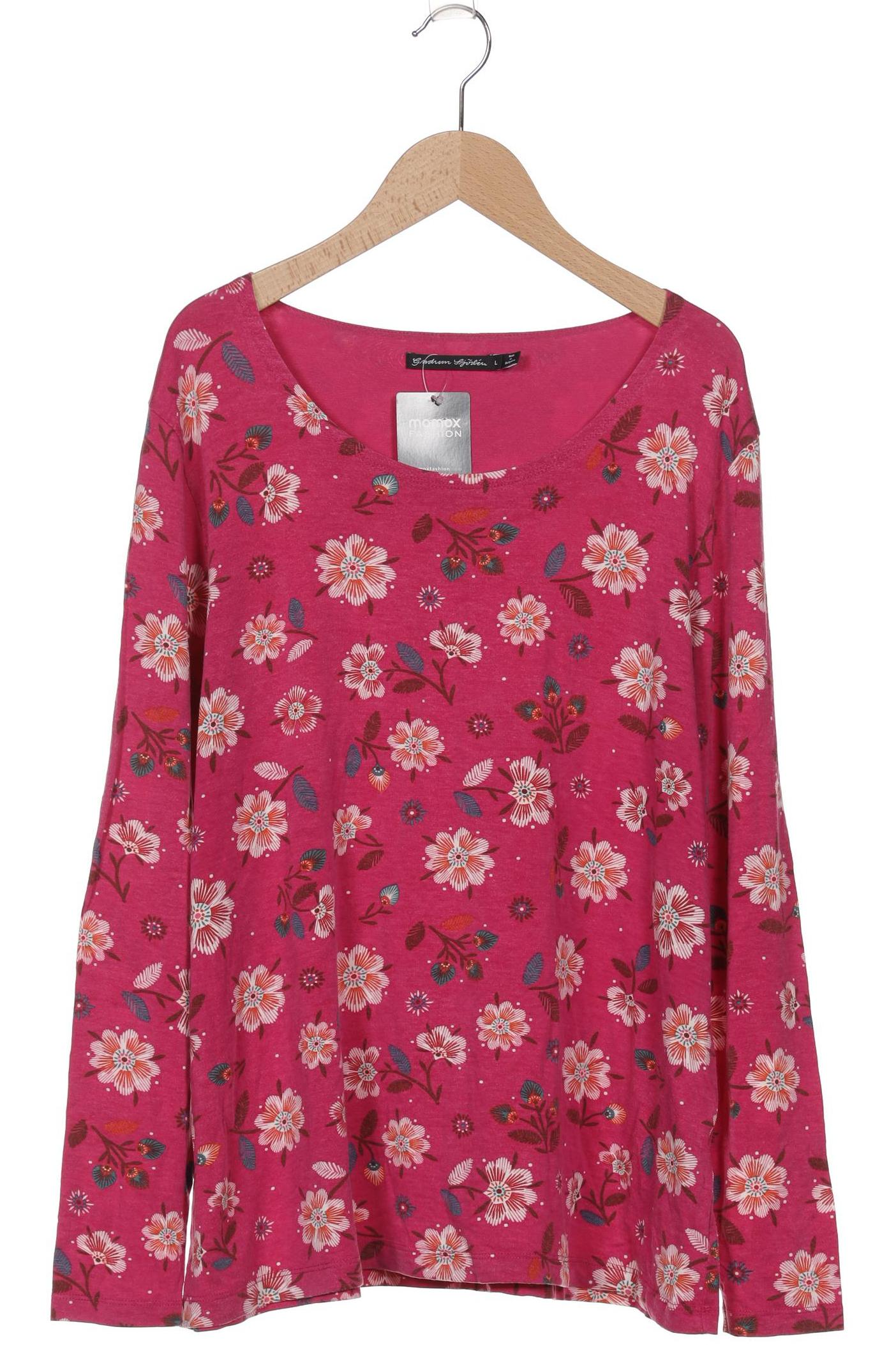 

Gudrun Sjödén Damen Langarmshirt, pink, Gr. 42