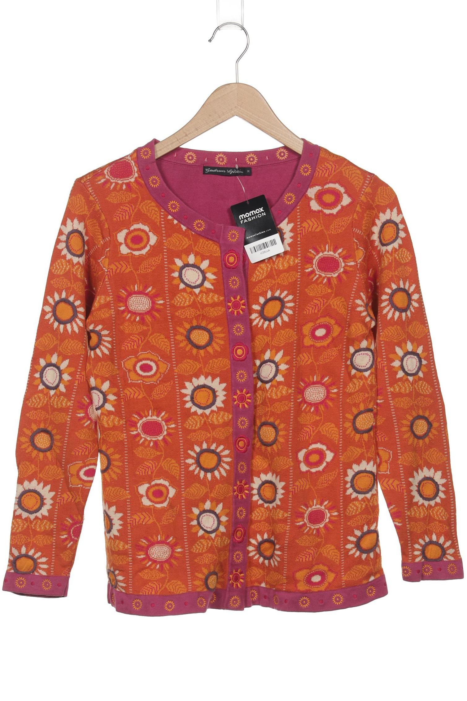 

Gudrun Sjödén Damen Strickjacke, orange, Gr. 38