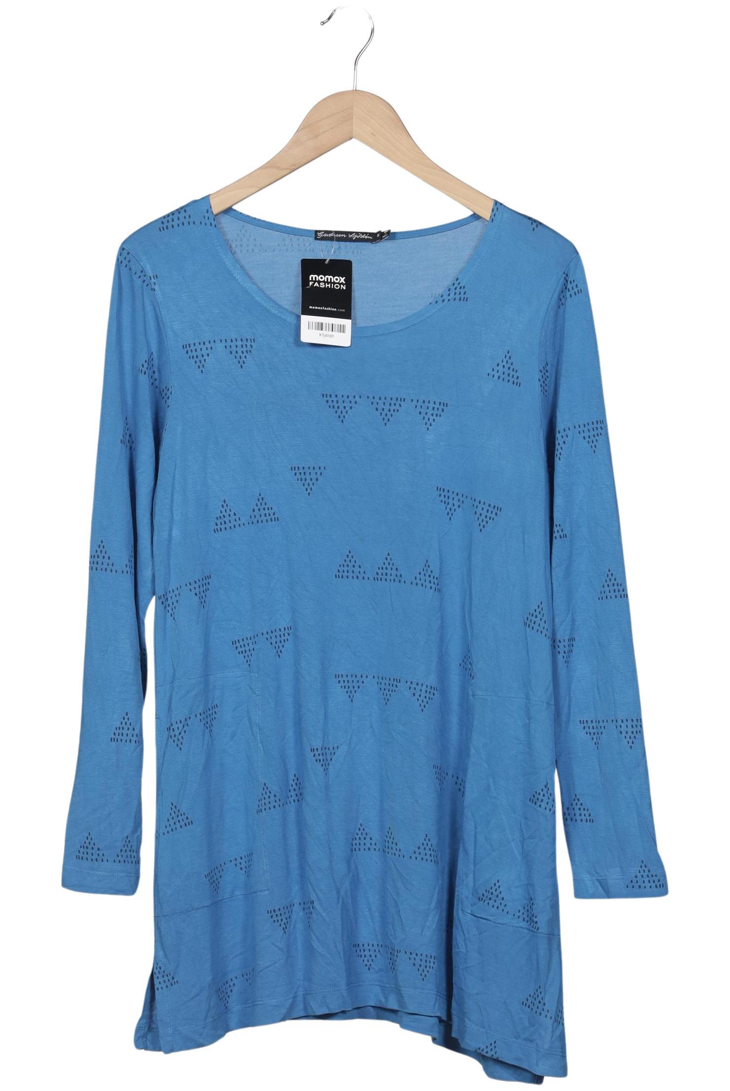 

Gudrun Sjödén Damen Langarmshirt, blau, Gr. 38