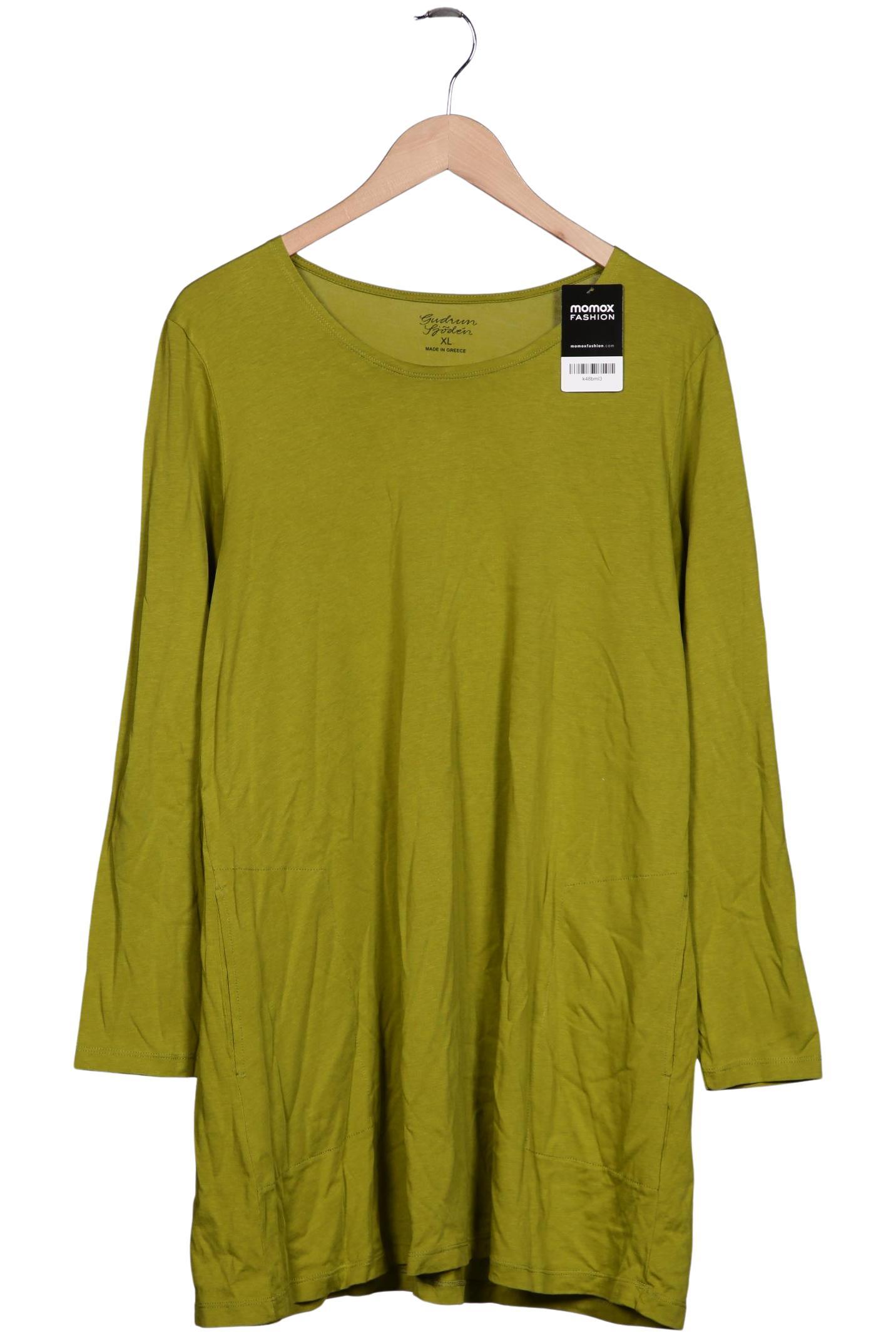 

Gudrun Sjödén Damen Langarmshirt, grün, Gr. 44