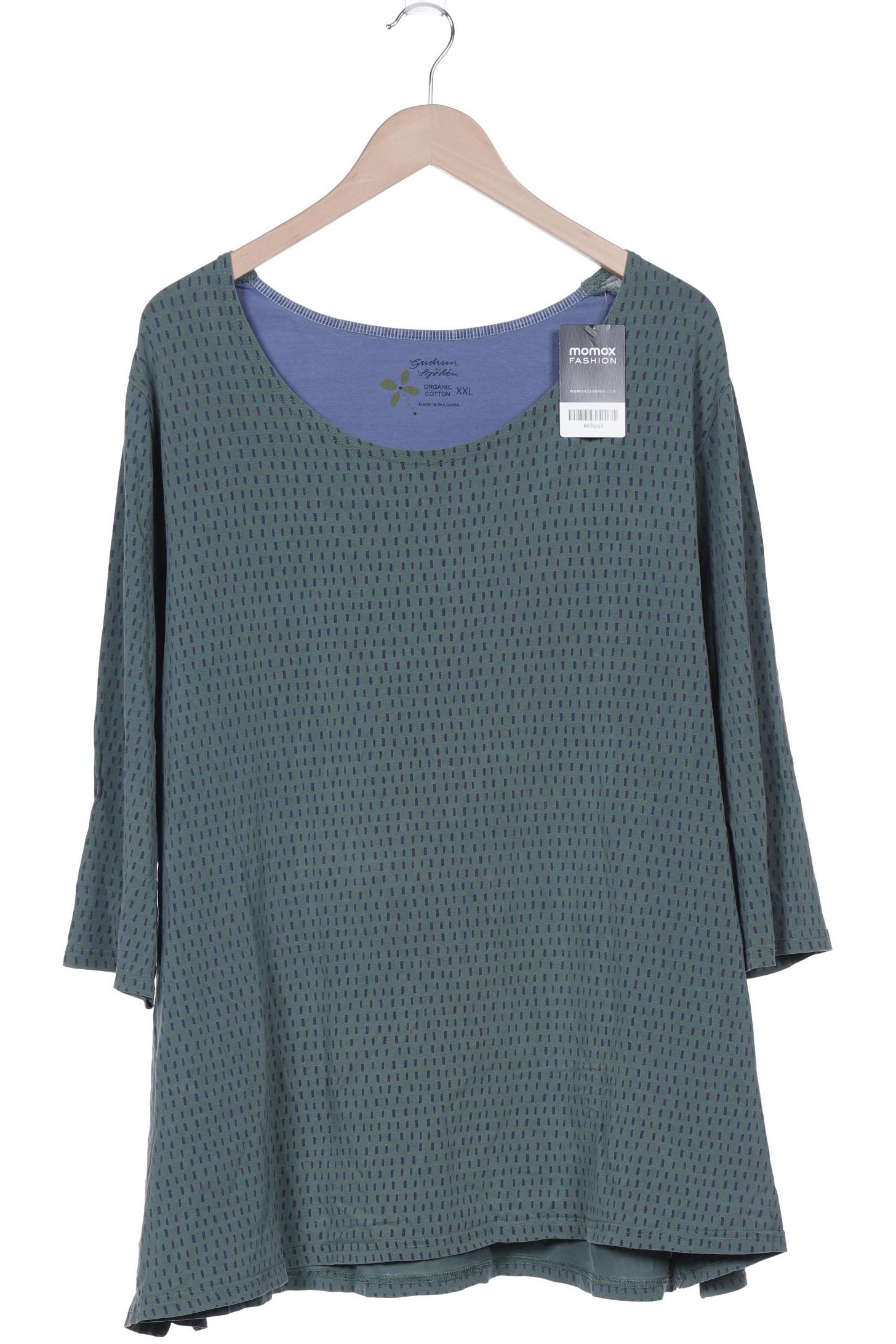 

Gudrun Sjödén Damen Langarmshirt, grün, Gr. 46