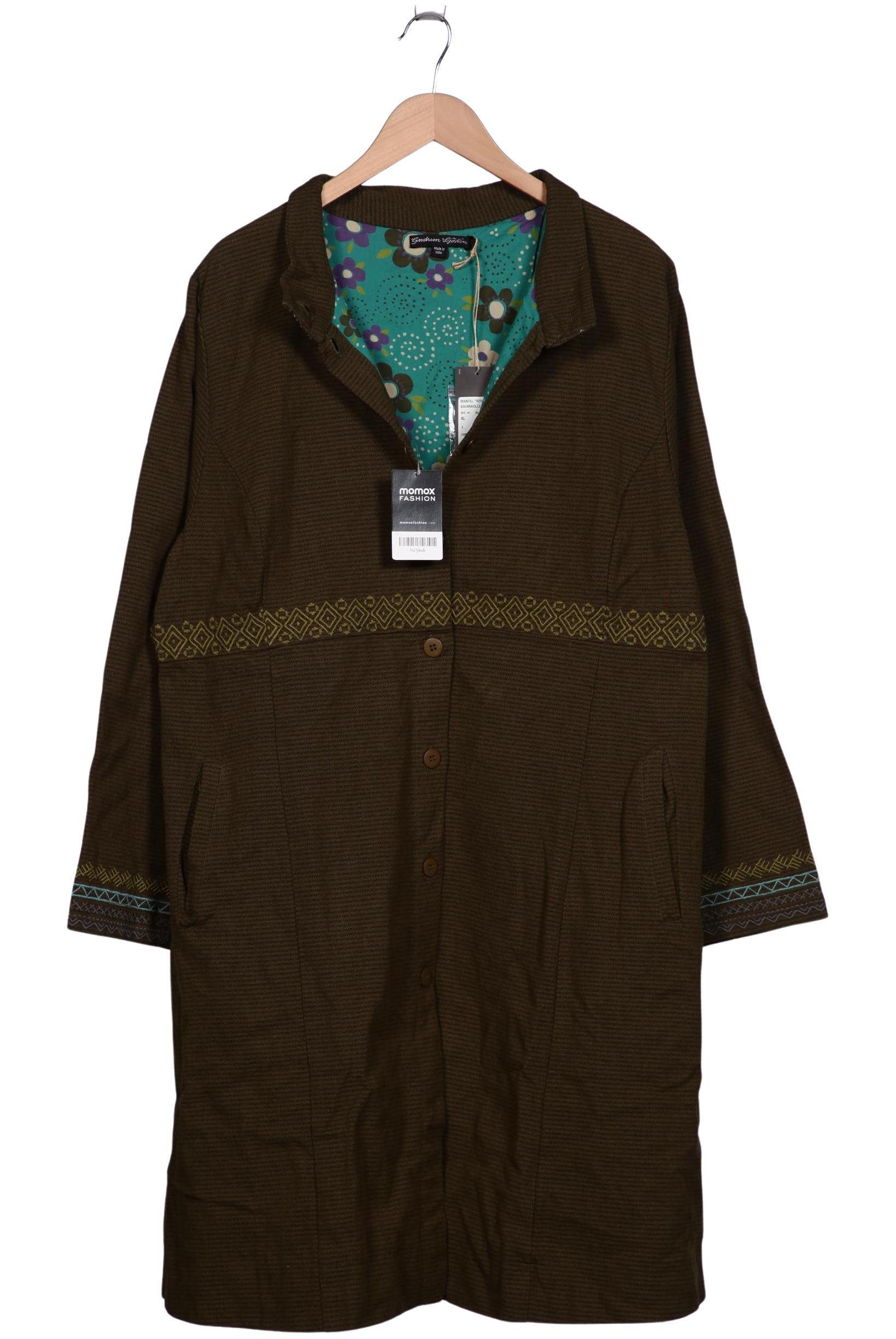 

Gudrun Sjödén Damen Mantel, grün, Gr. 44