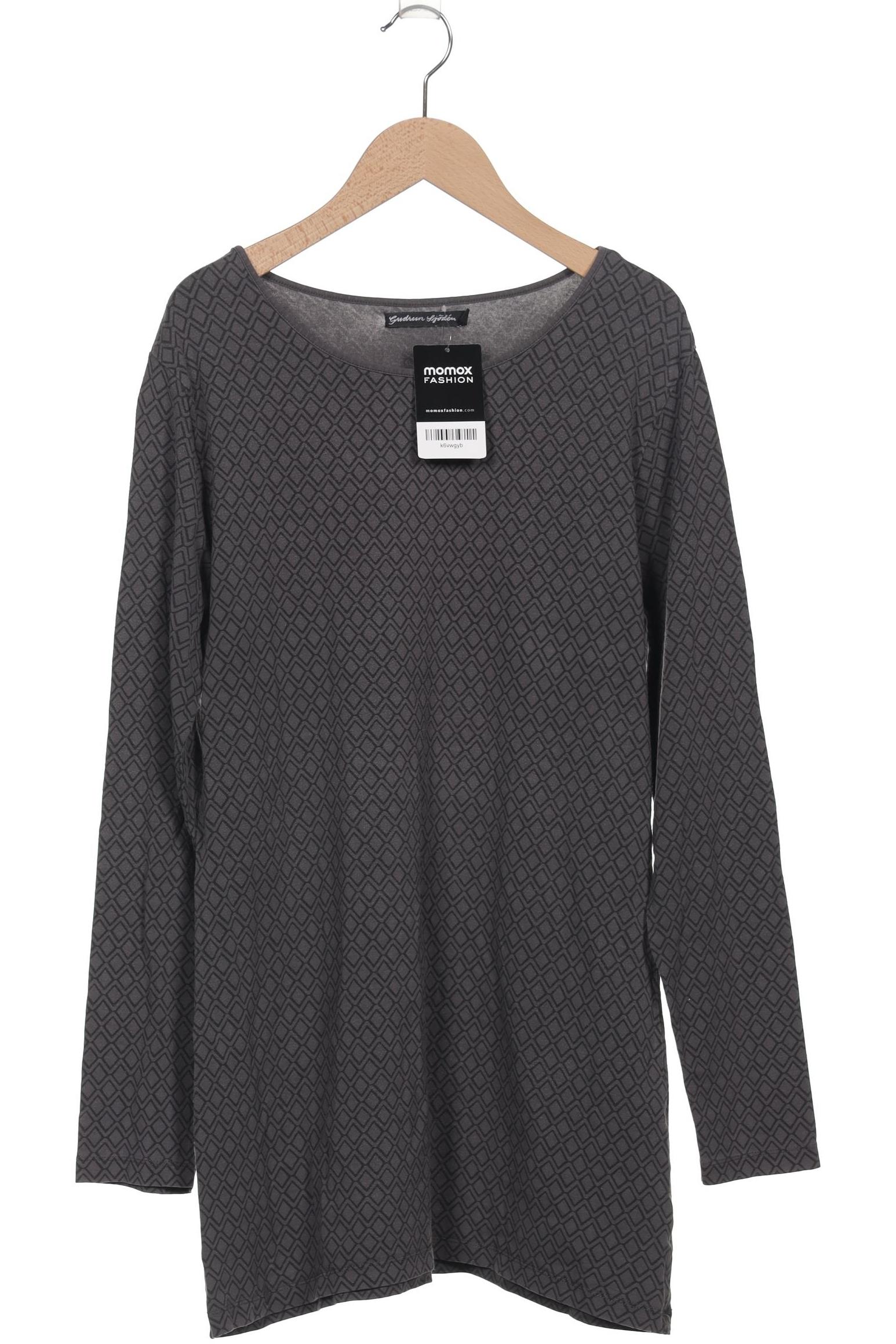 

Gudrun Sjödén Damen Langarmshirt, grau, Gr. 42