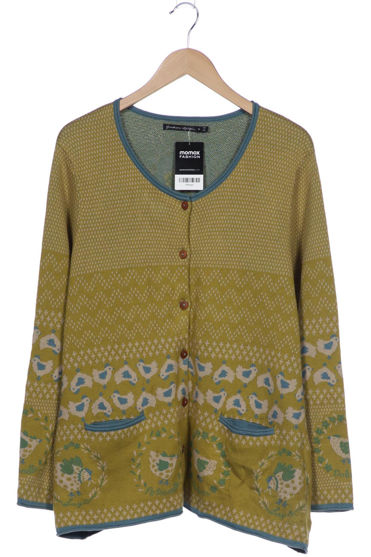 

Gudrun Sjödén Damen Strickjacke, gelb, Gr. 44
