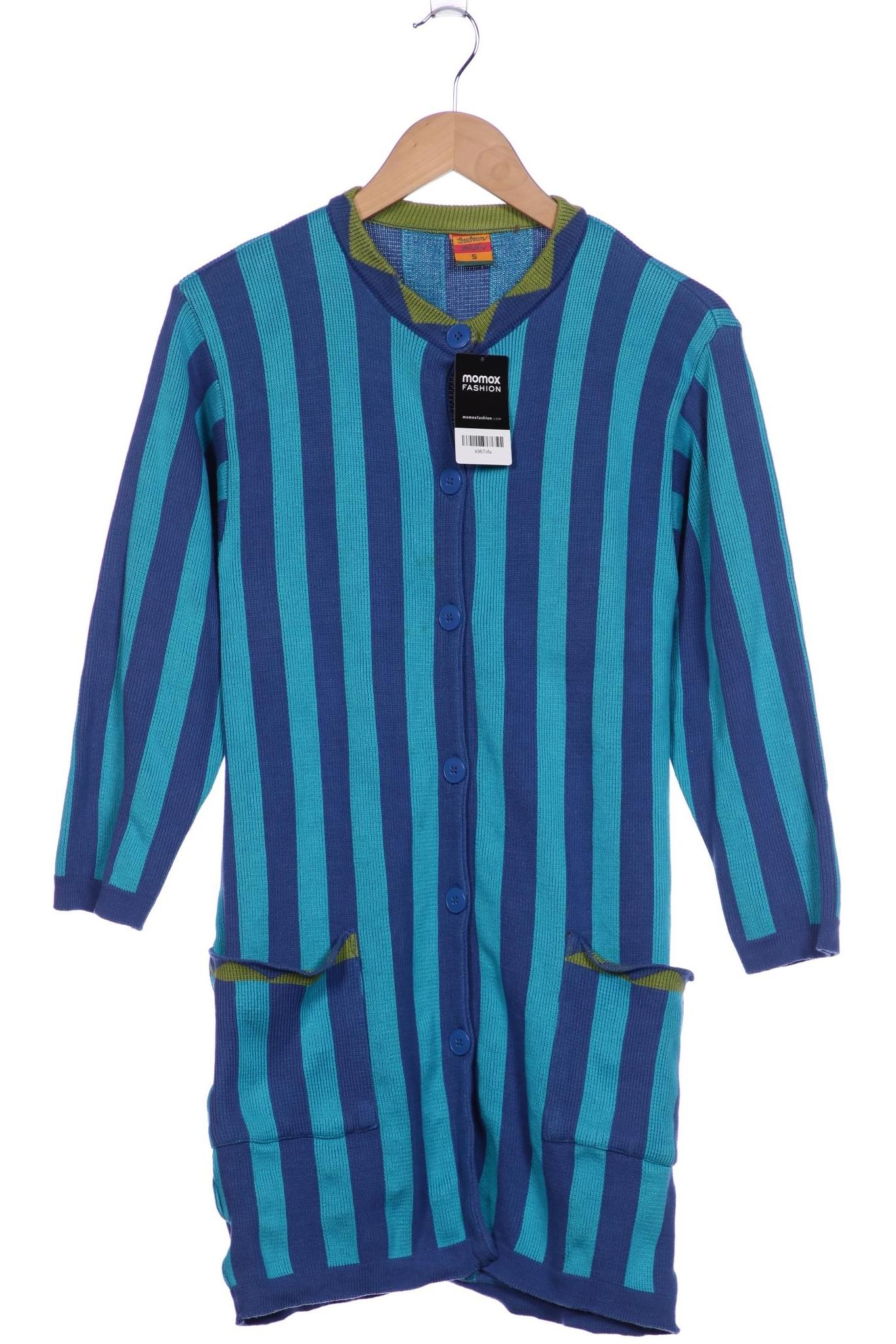 

Gudrun Sjödén Damen Strickjacke, blau, Gr. 36
