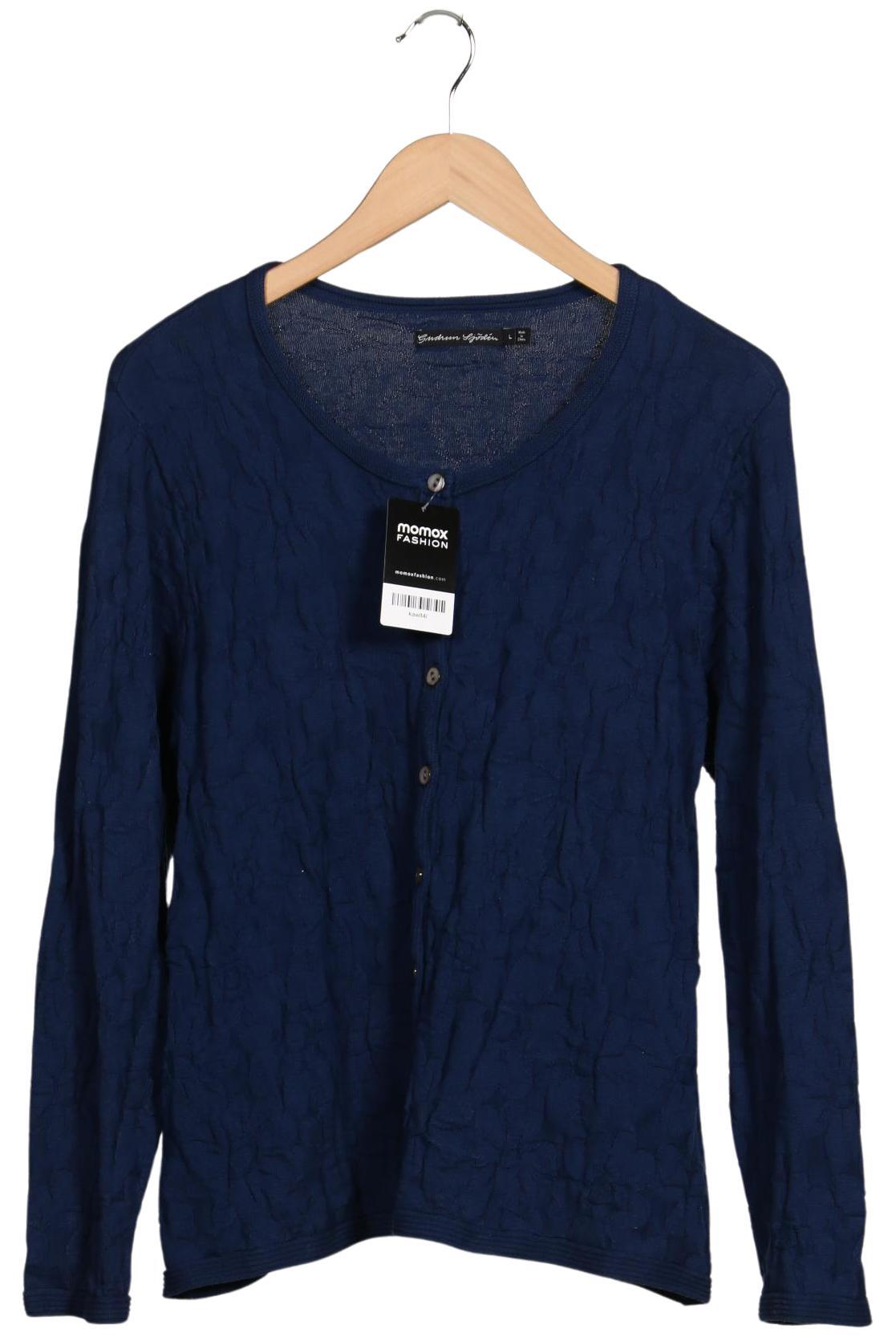 

Gudrun Sjödén Damen Strickjacke, marineblau, Gr. 42