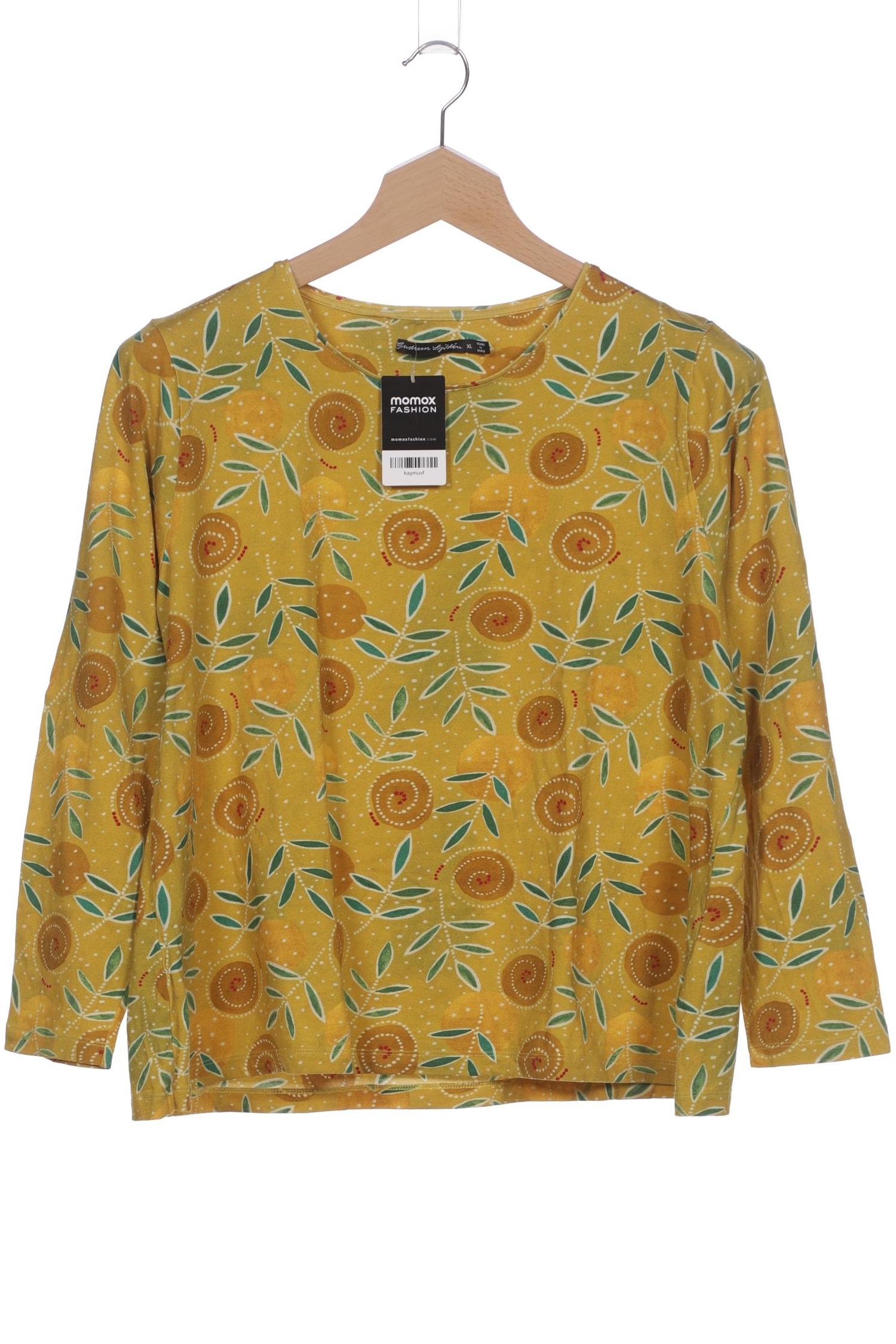 

Gudrun Sjödén Damen Langarmshirt, gelb, Gr. 44